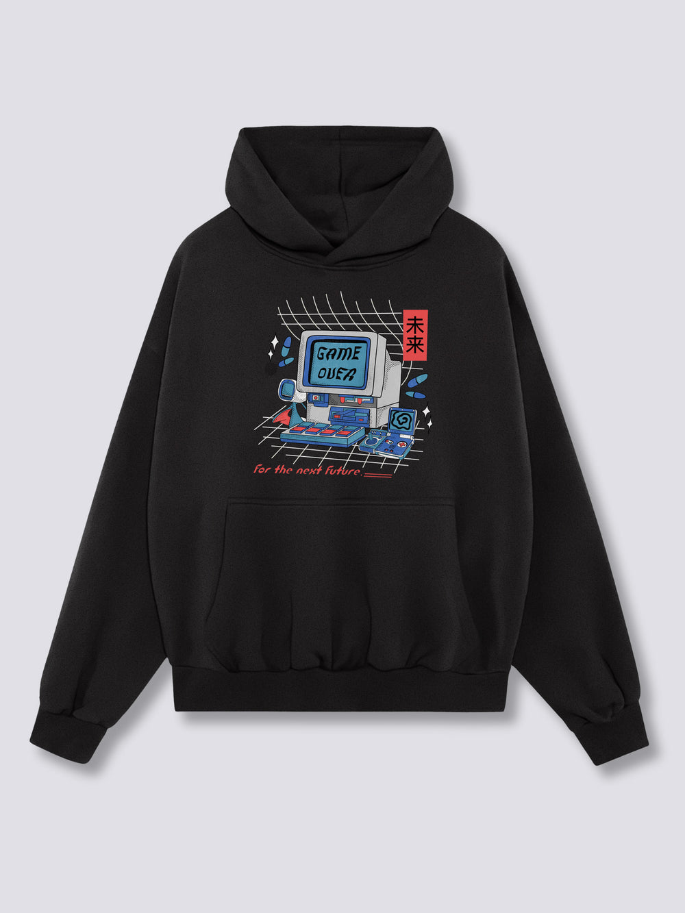 Front Print - Game Over Hoodie