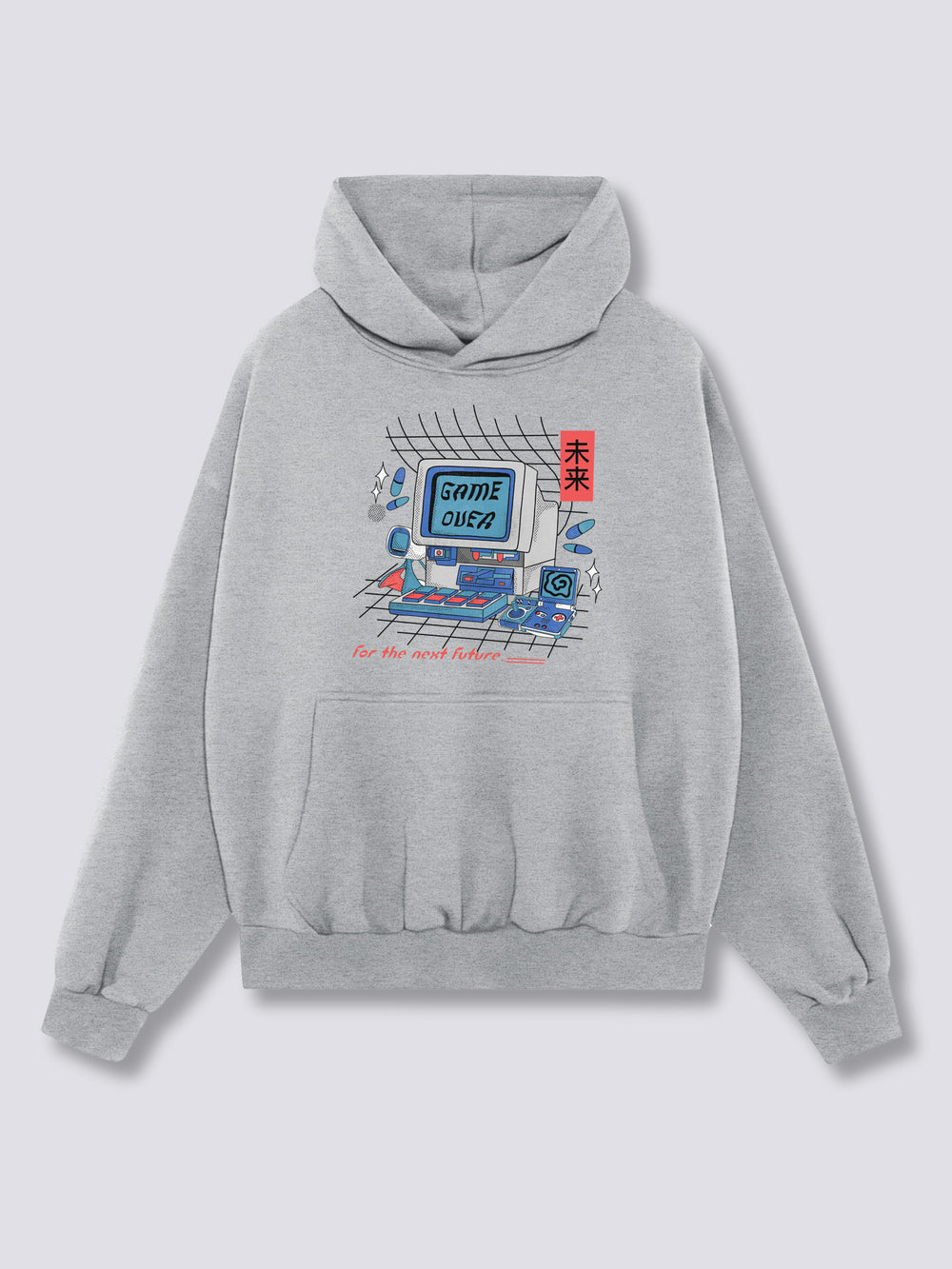 Front Print - Game Over Hoodie