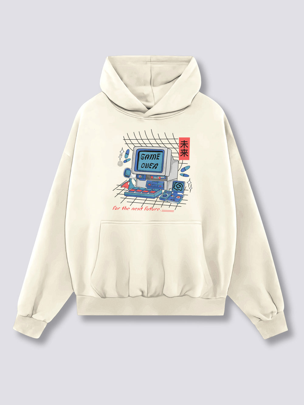 Front Print - Game Over Hoodie
