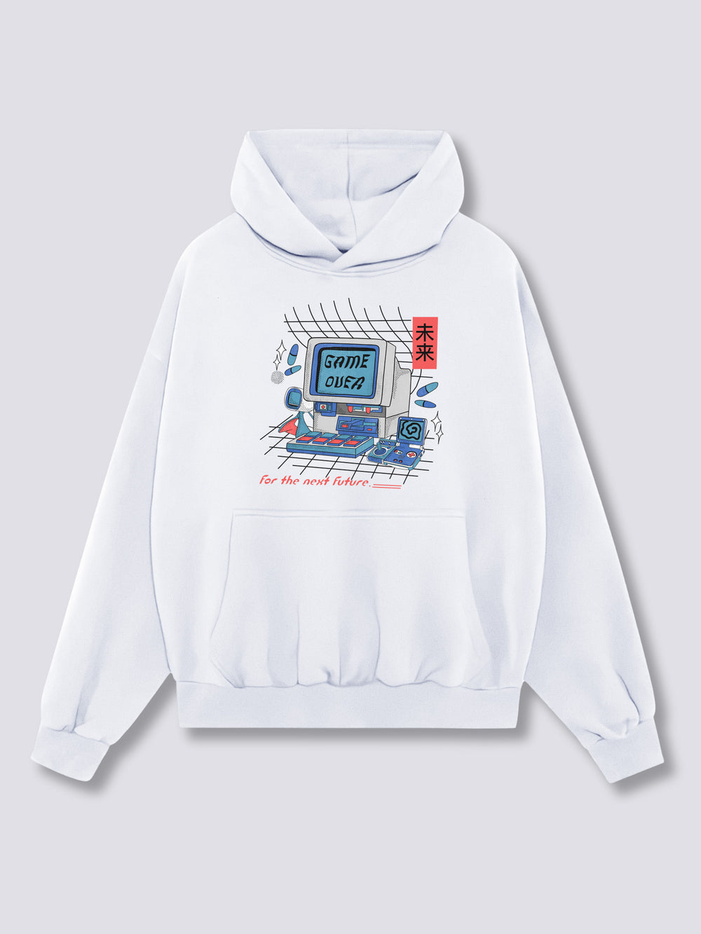 Front Print - Game Over Hoodie