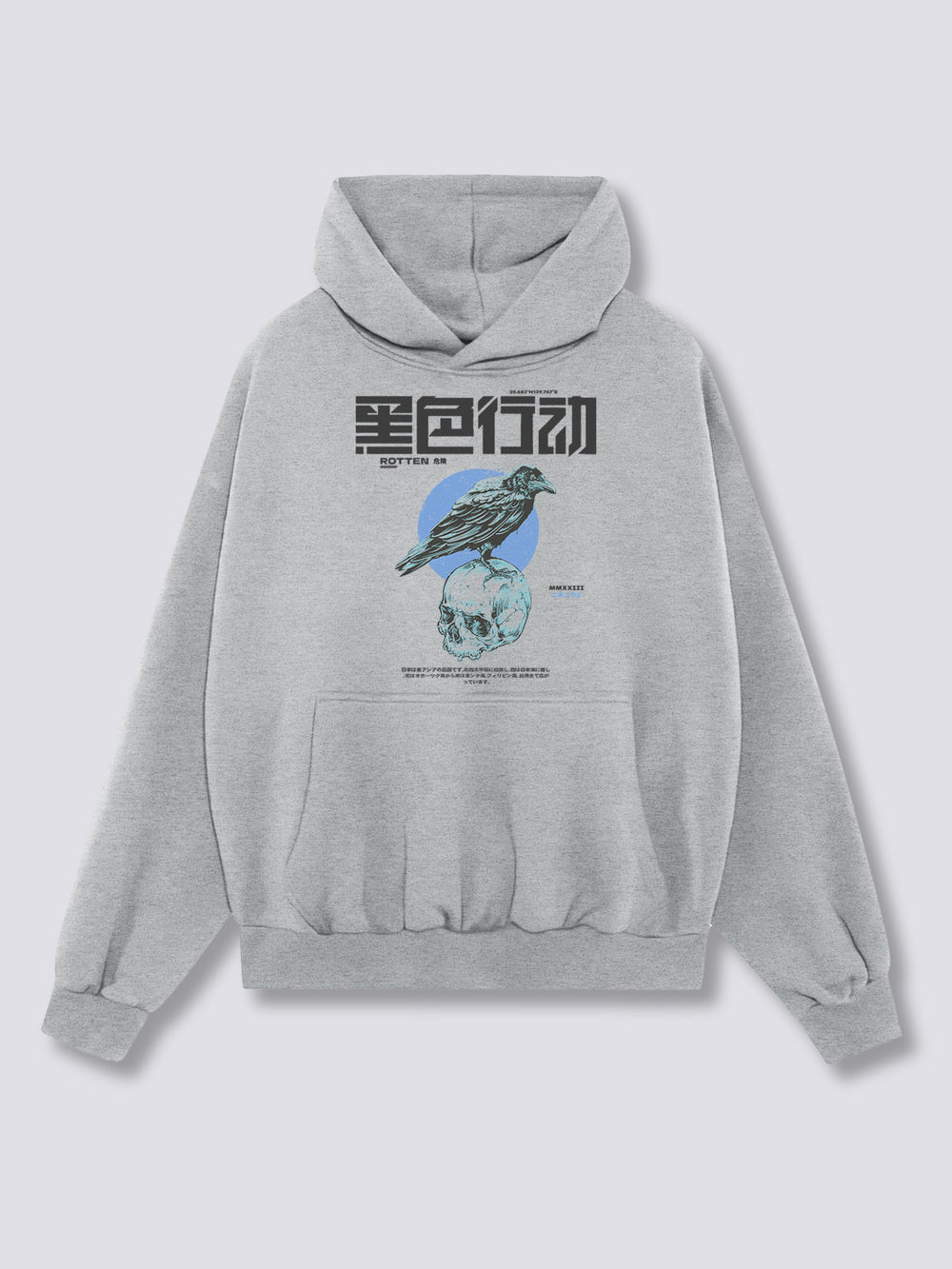 Front Print - Dark Crow Hoodie