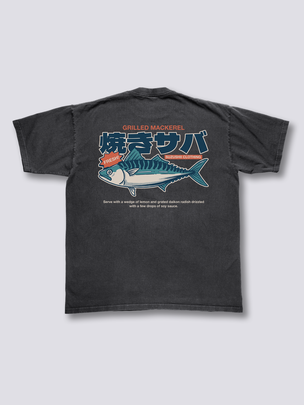 Grilled Mackerel Vintage T-Shirt