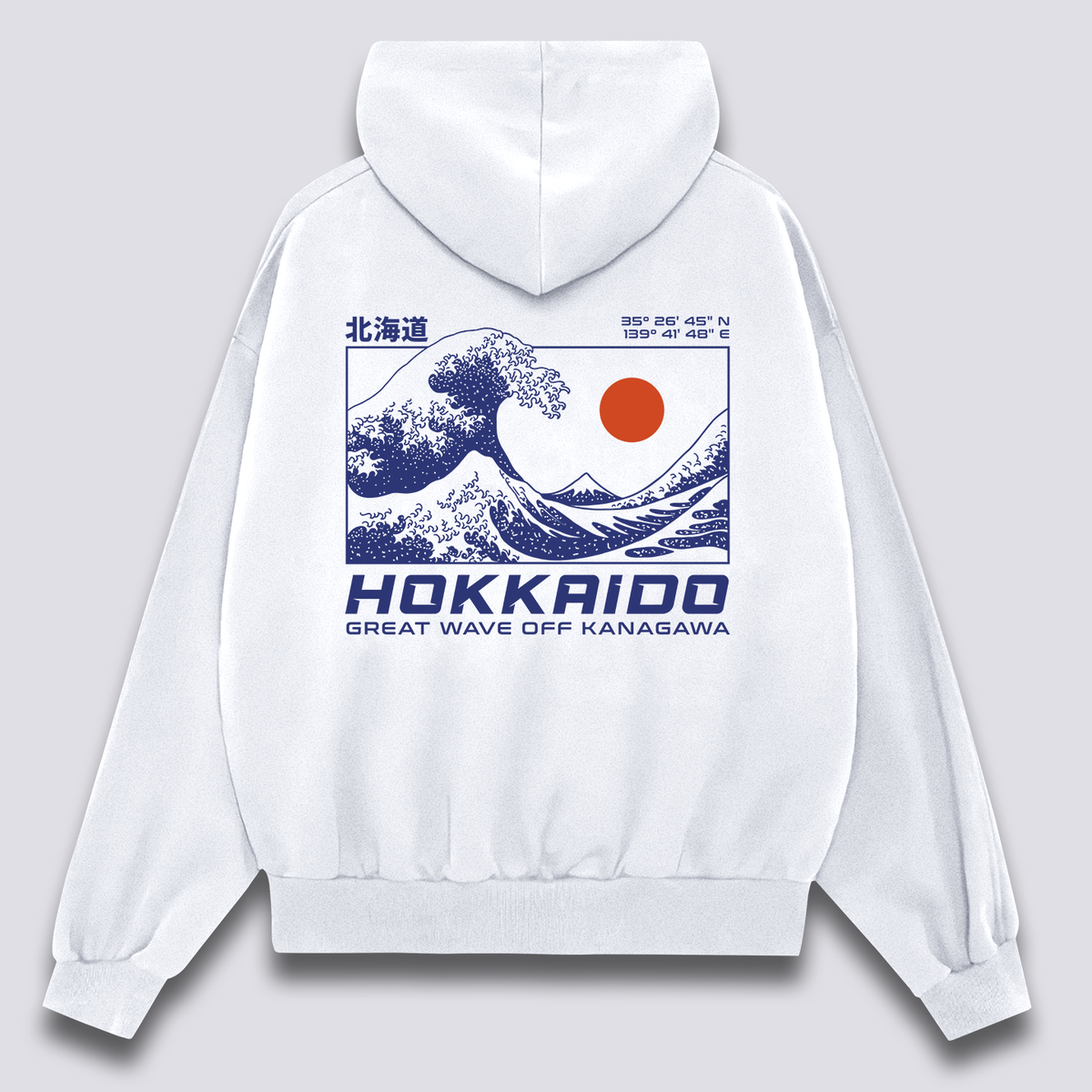 トップス Setinn x WAKE SAPPORO EXCLUSIVE SWEAT HokkaidoWave_Back_White_d50cd5