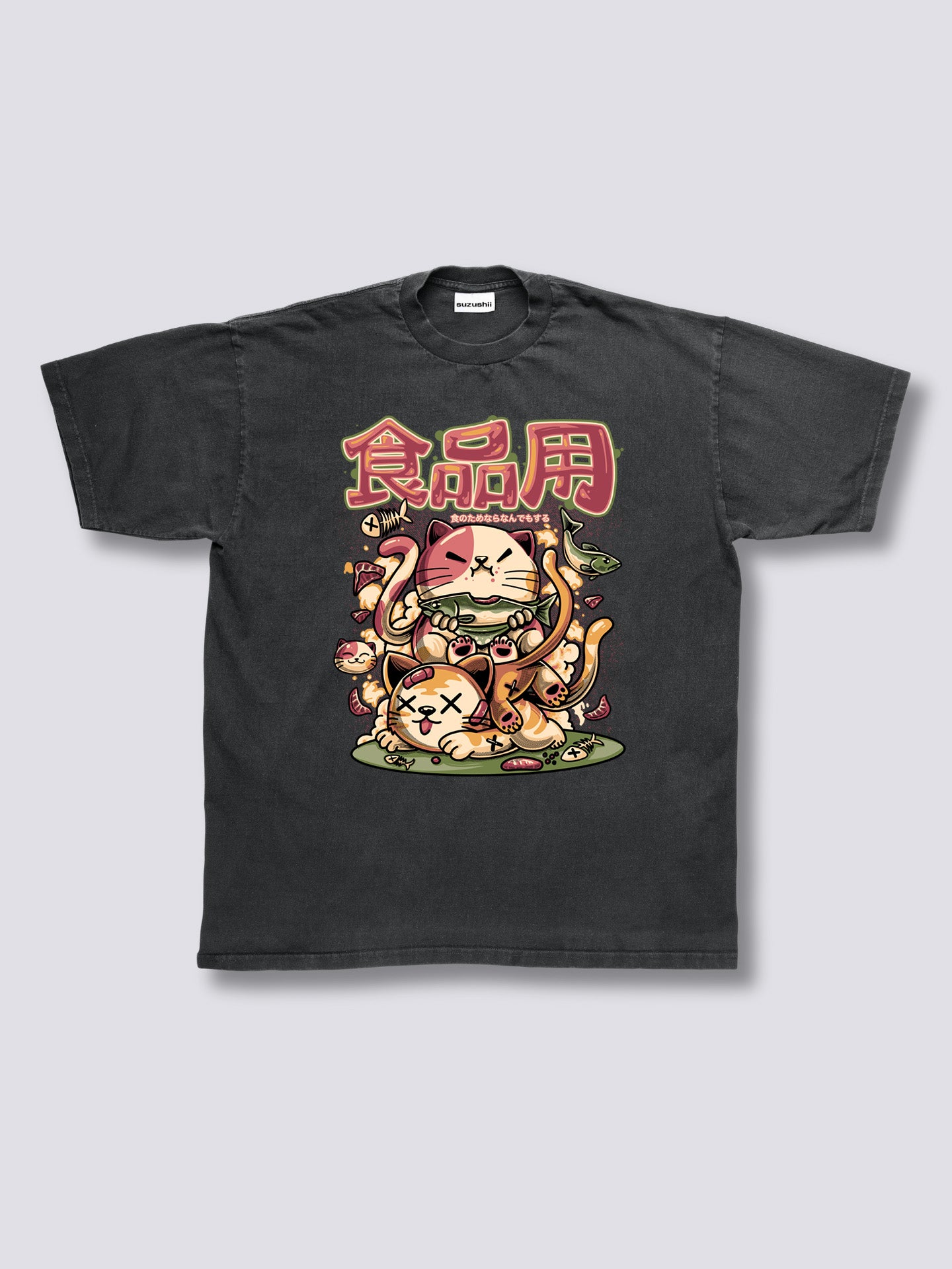 Hungry Neko Vintage T-Shirt