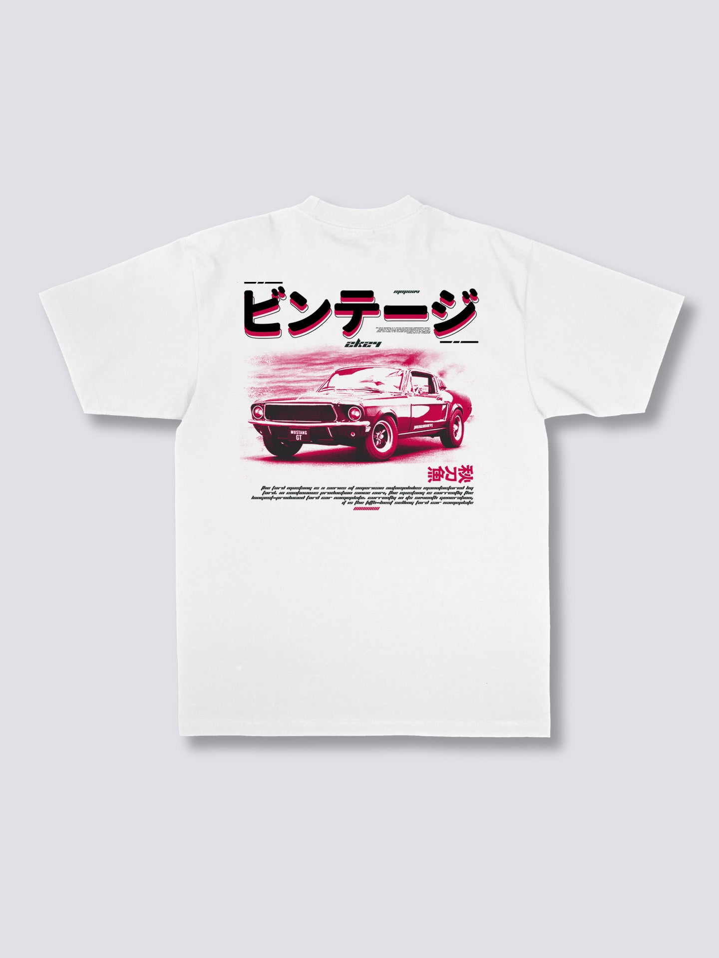 Mustang Back T-Shirt [BLANK FRONT]