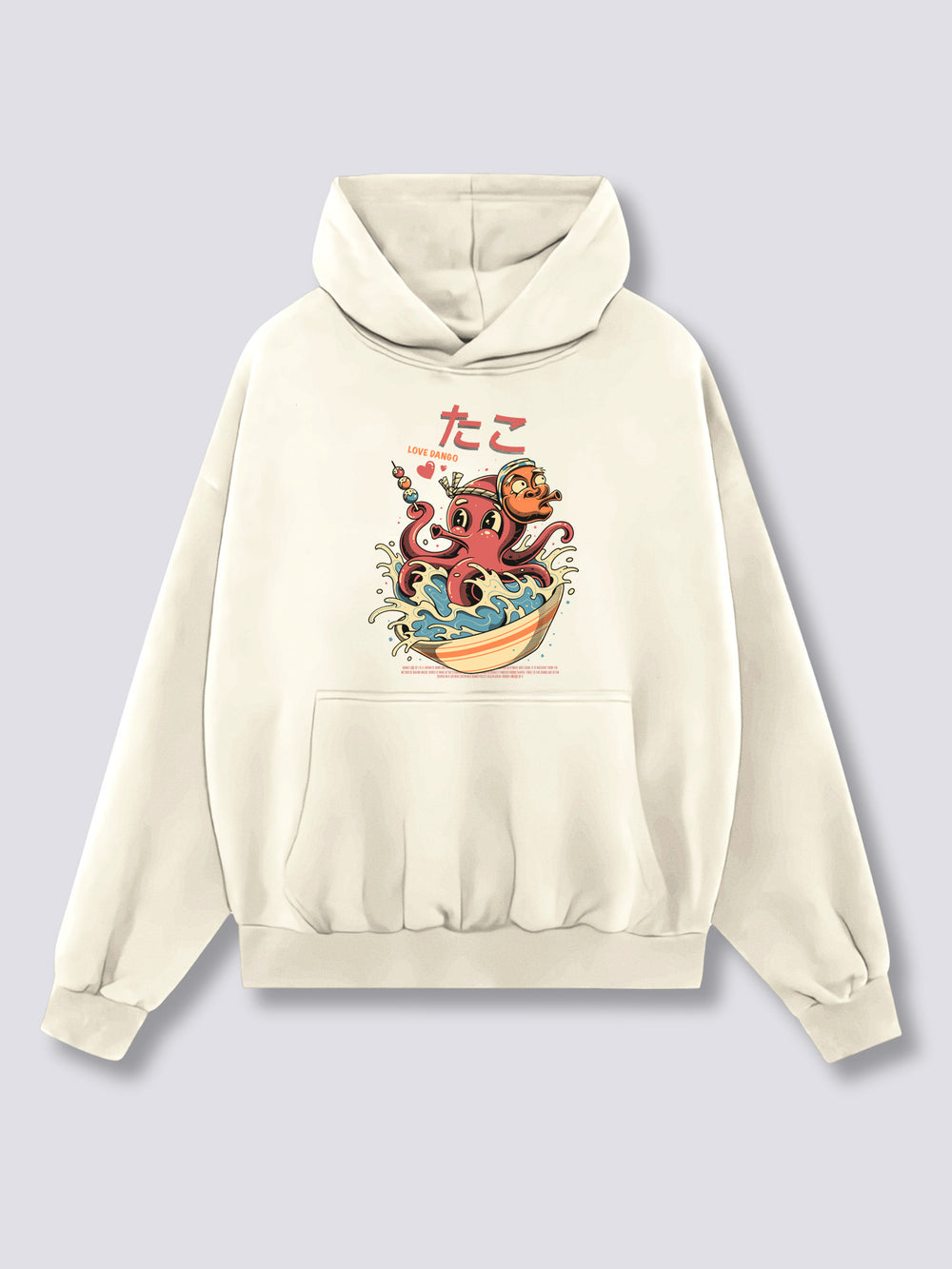 Front Print - Octopus Hoodie