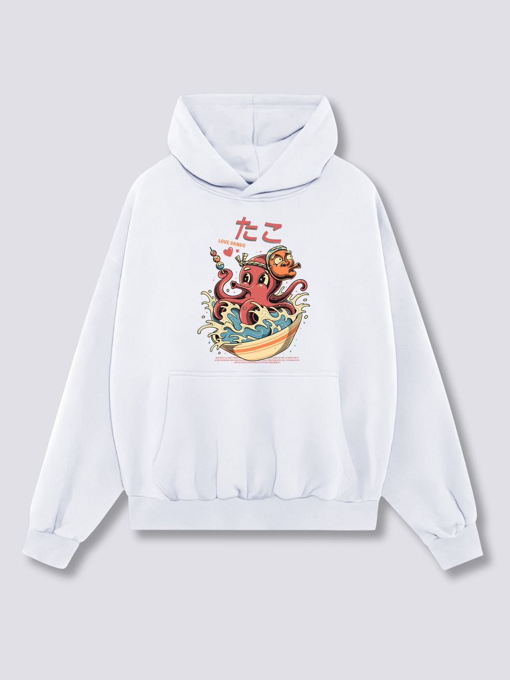 Front Print - Octopus Hoodie