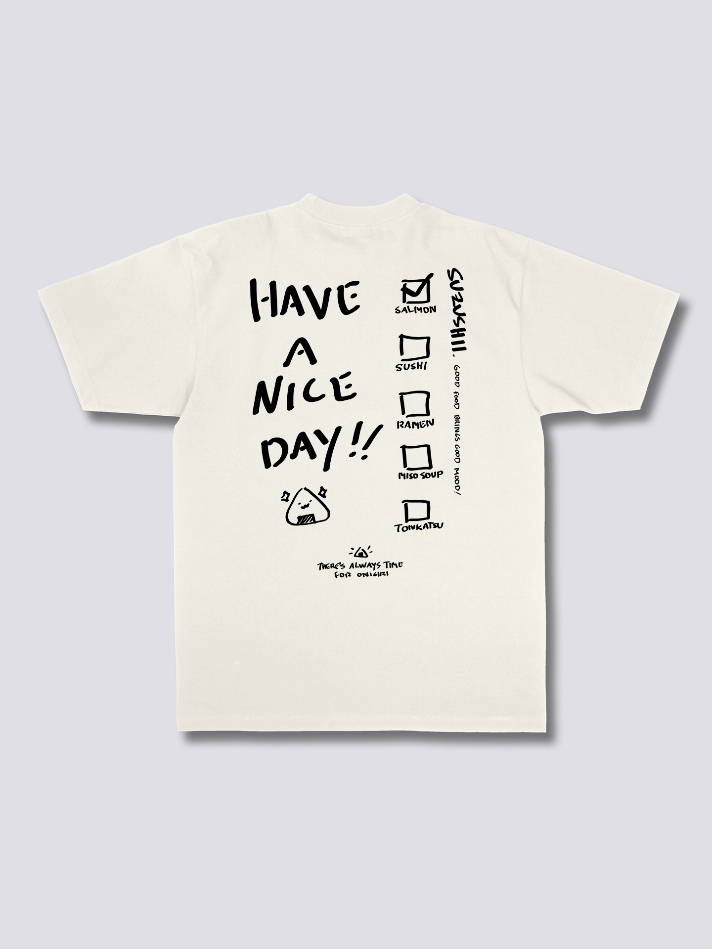 Onigiri Checklist T-Shirt