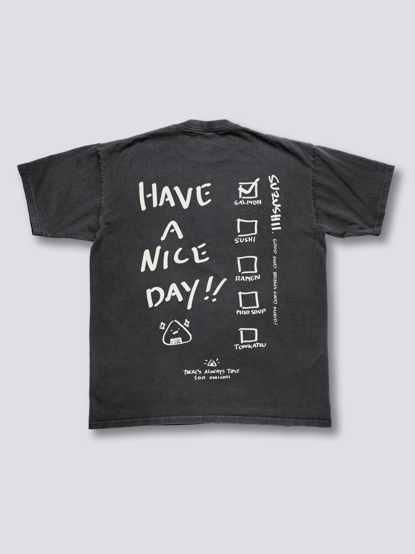 Onigiri Checklist Vintage T-Shirt