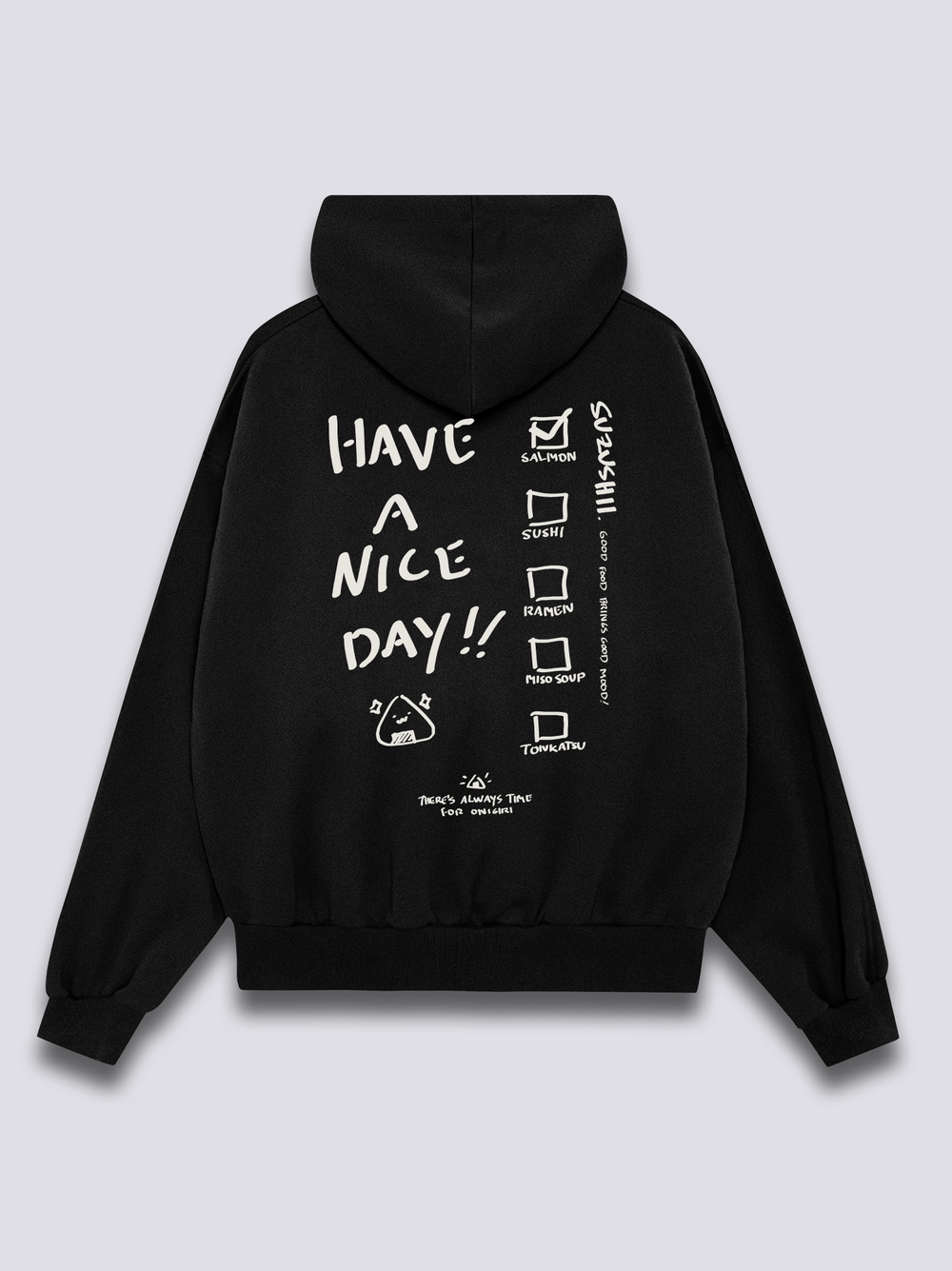 Onigiri Checklist Hoodie