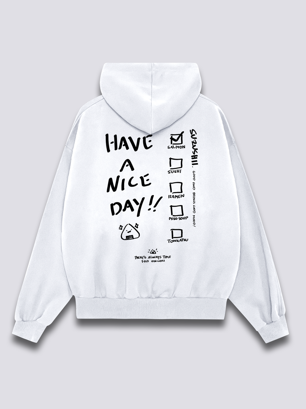 Onigiri Checklist Hoodie