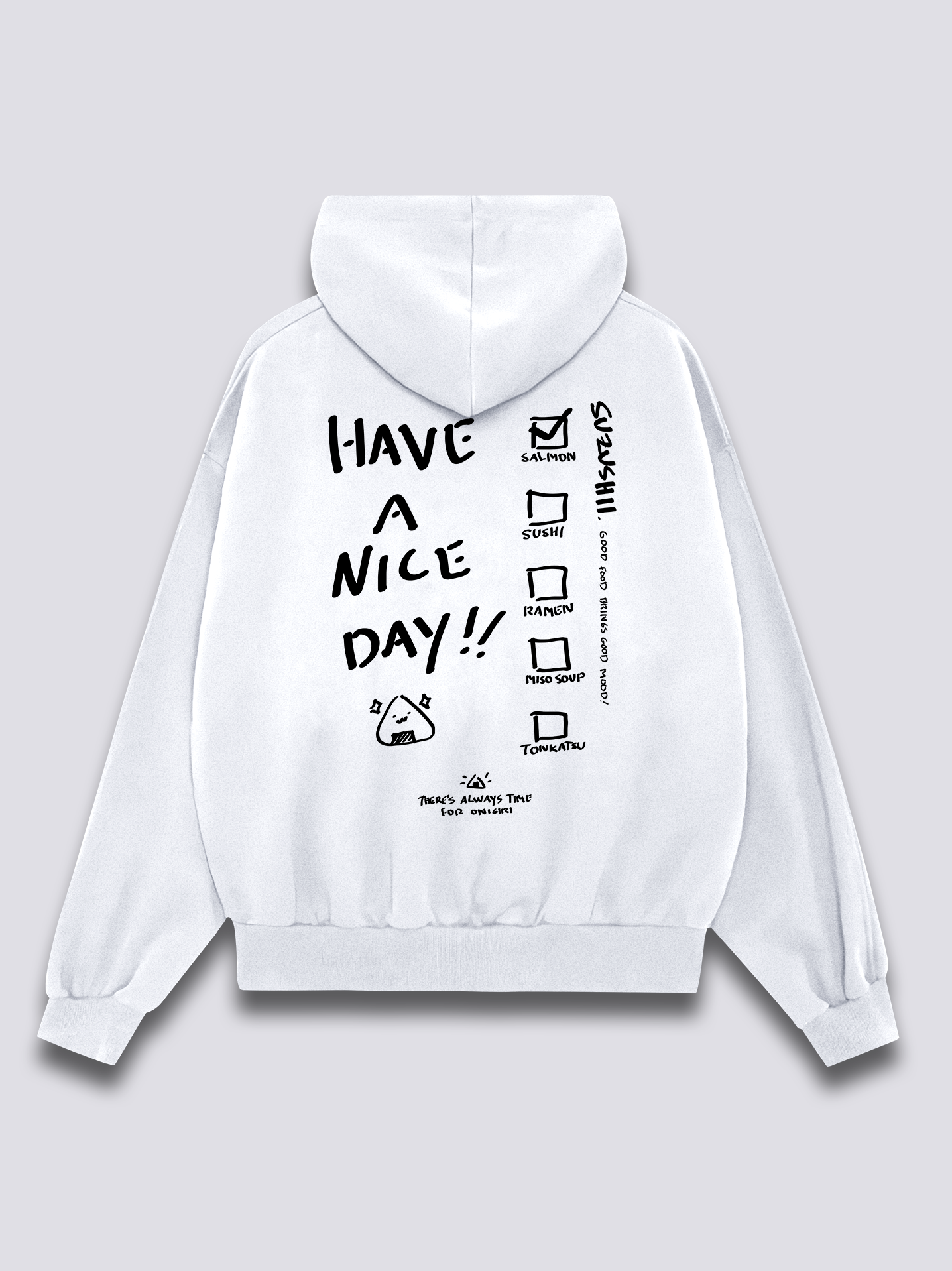 Onigiri Checklist Hoodie