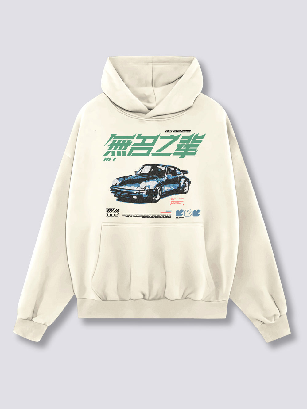 Front Print - Race Hoodie