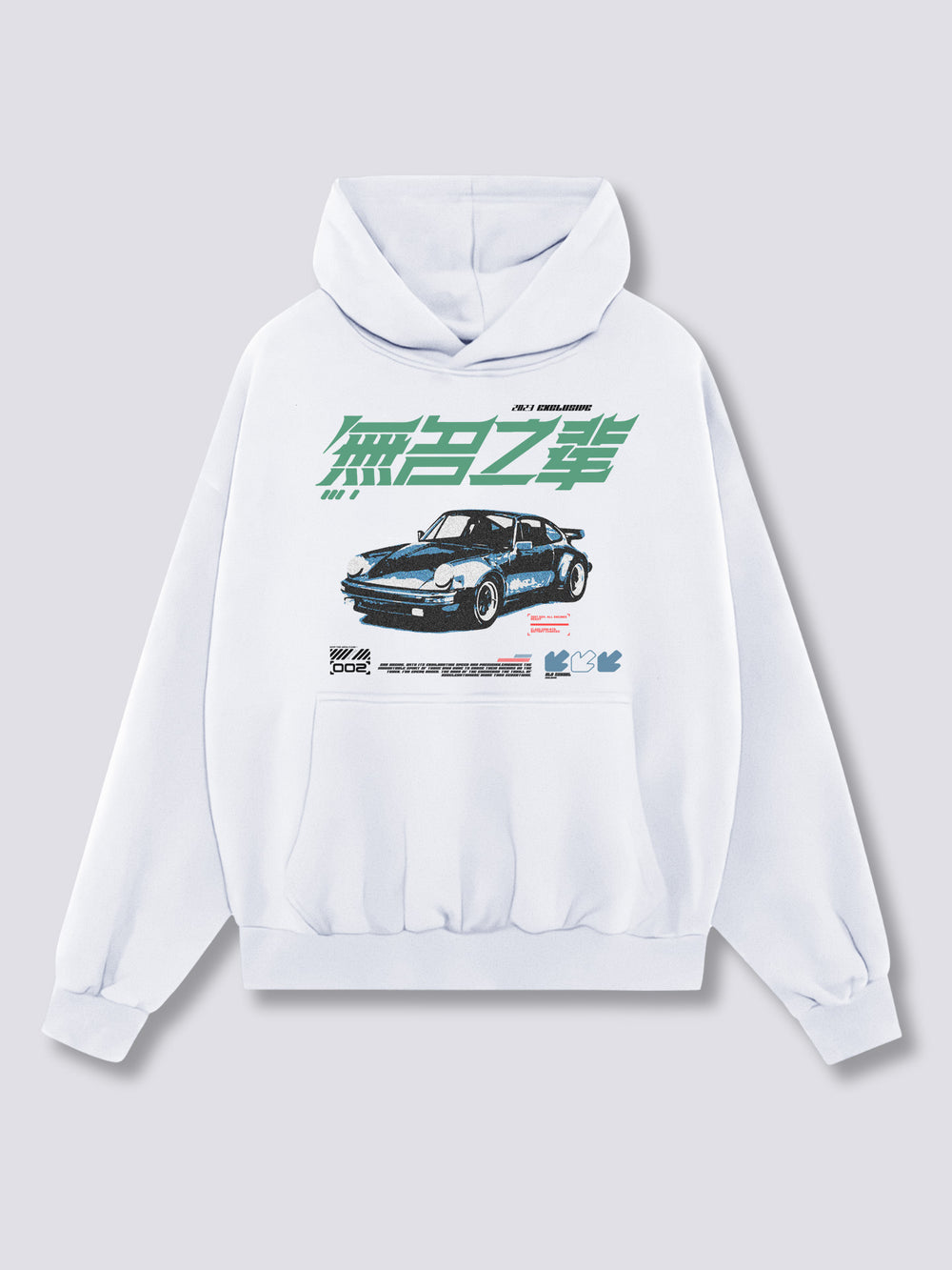 Front Print - Race Hoodie