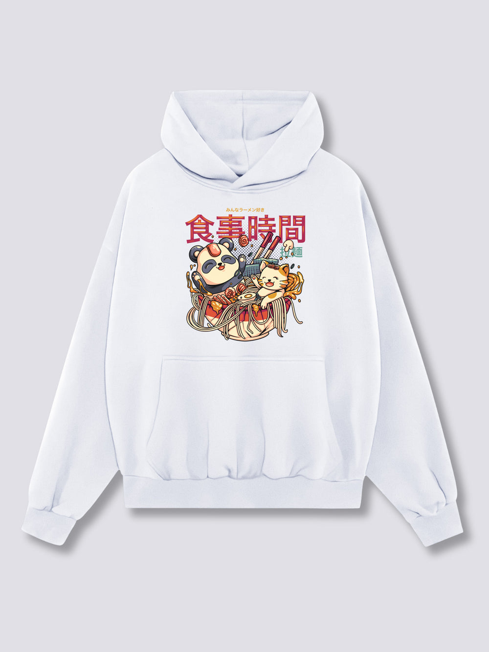 Front Print - Ramen Bath Hoodie