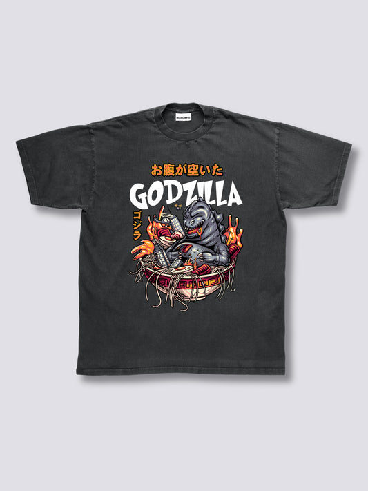 Ramen Godzilla Vintage T-Shirt