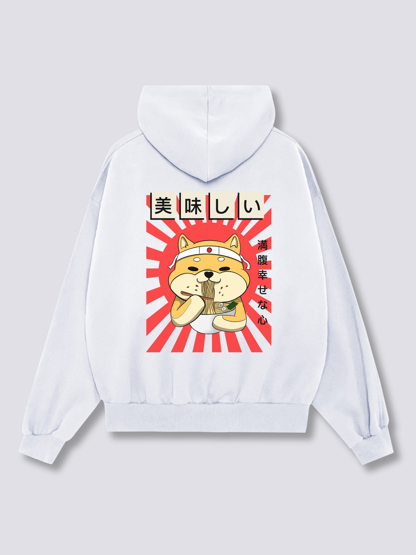 Ramen Shiba Back Hoodie