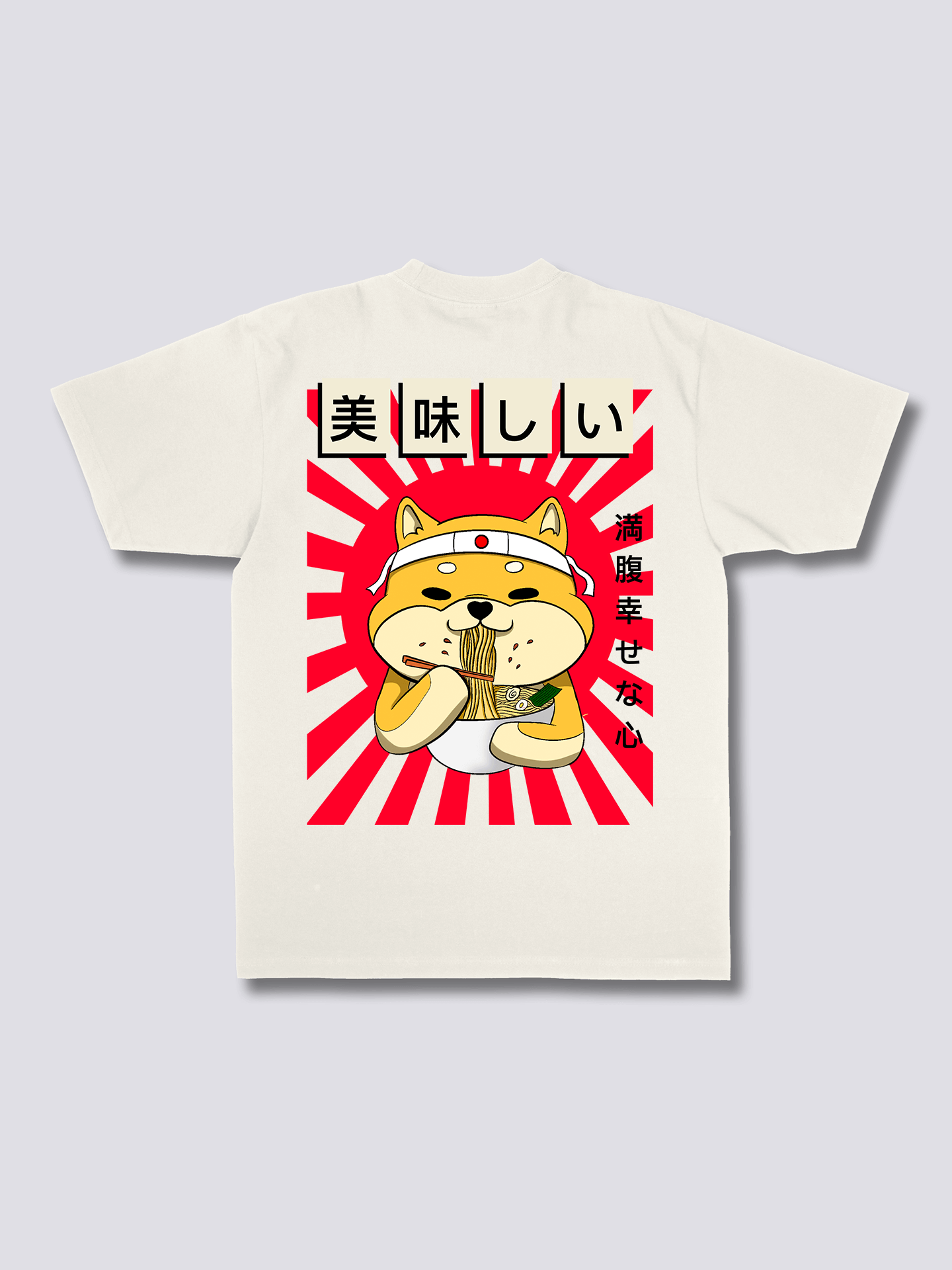 Ramen Shiba Back T-Shirt