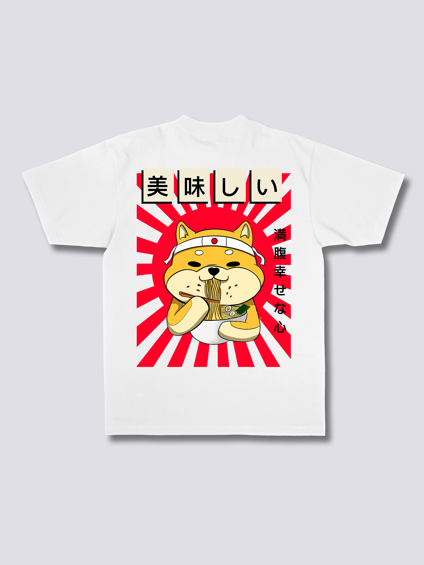 Ramen Shiba Back T-Shirt