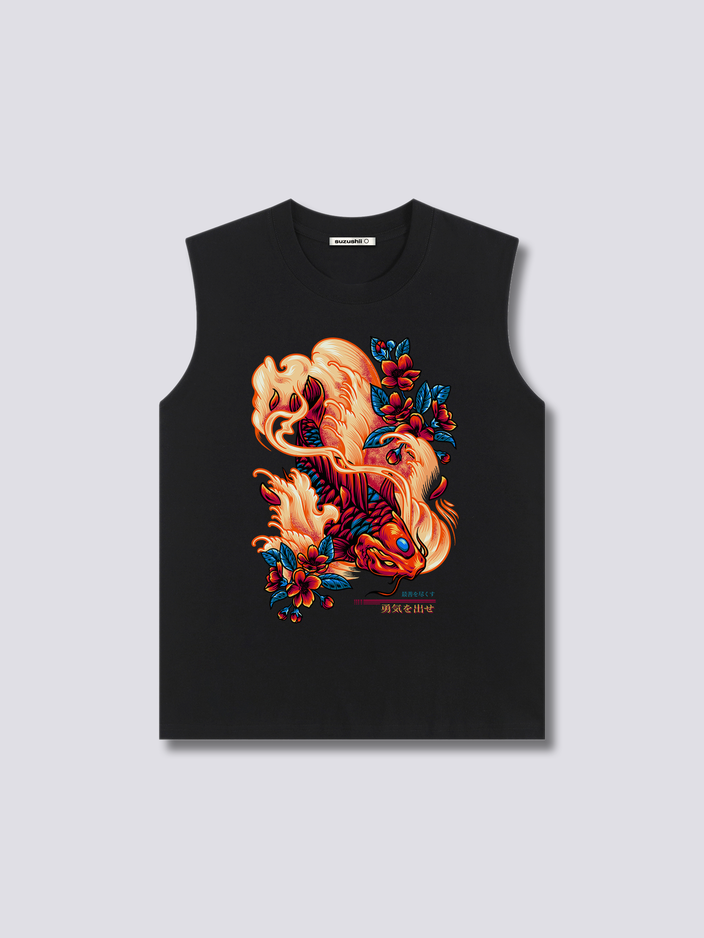 Red Koi Tank Top