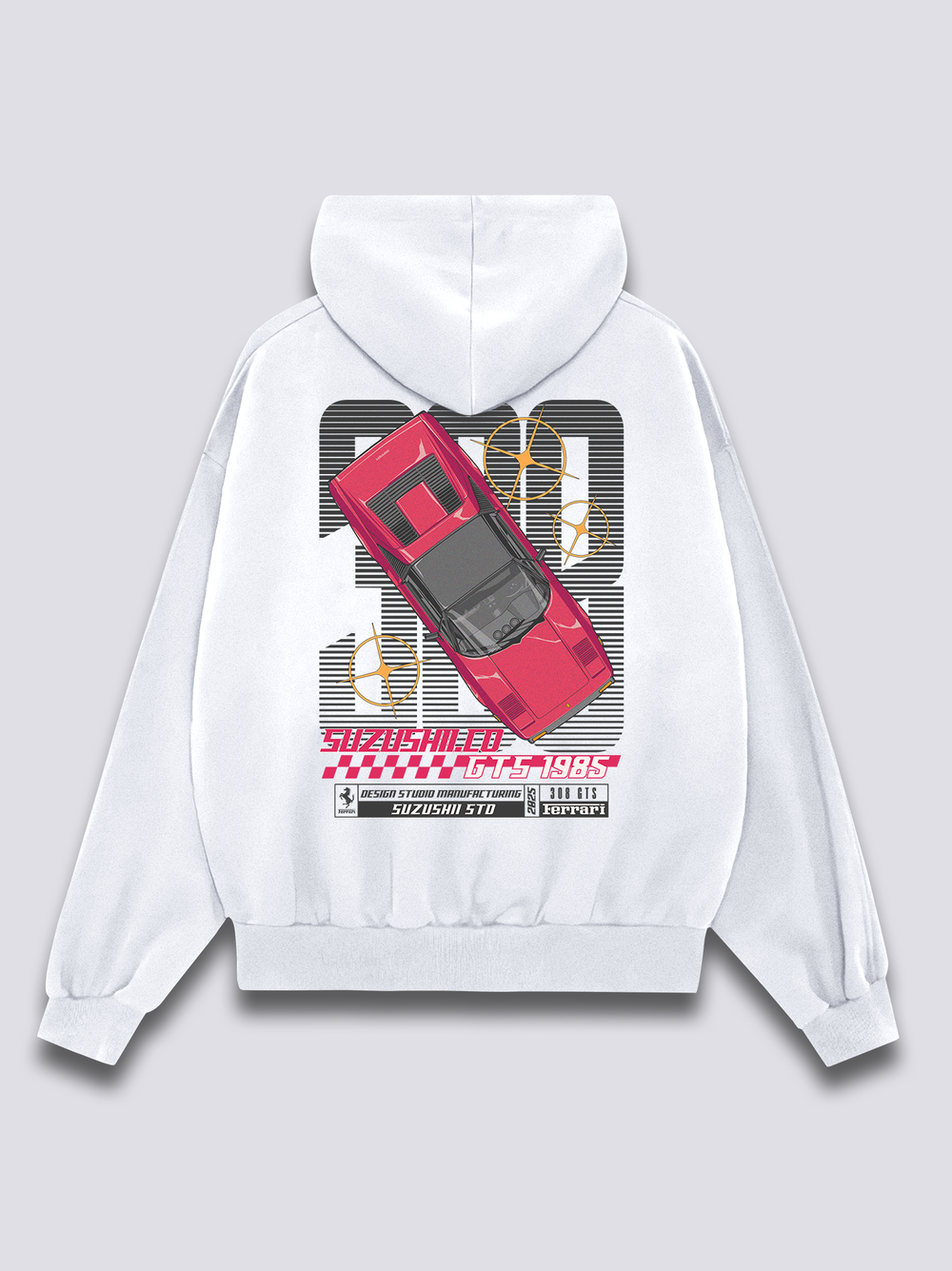 Retro Racer 308 Hoodie