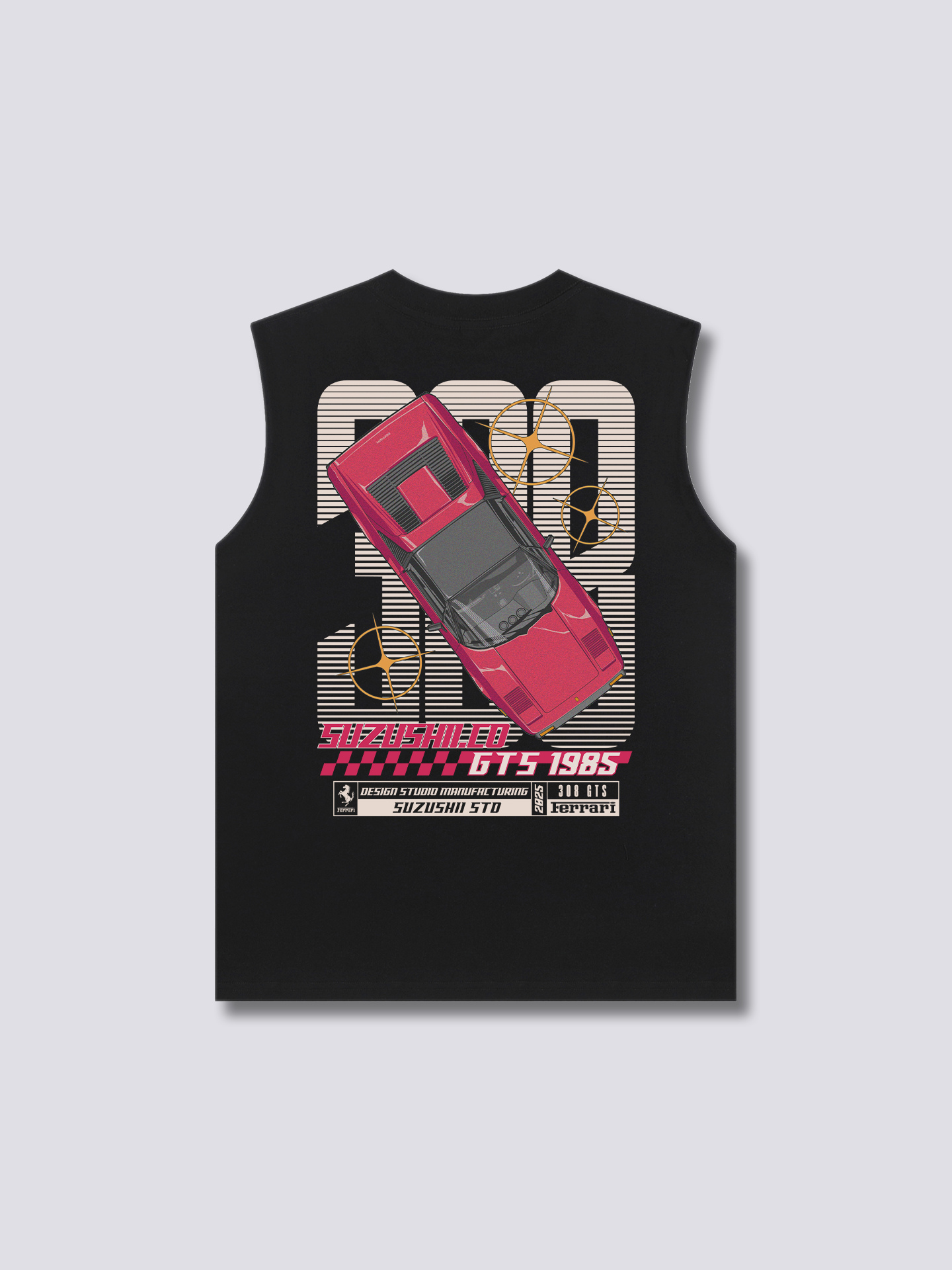 Retro Racer 308 Tank Top