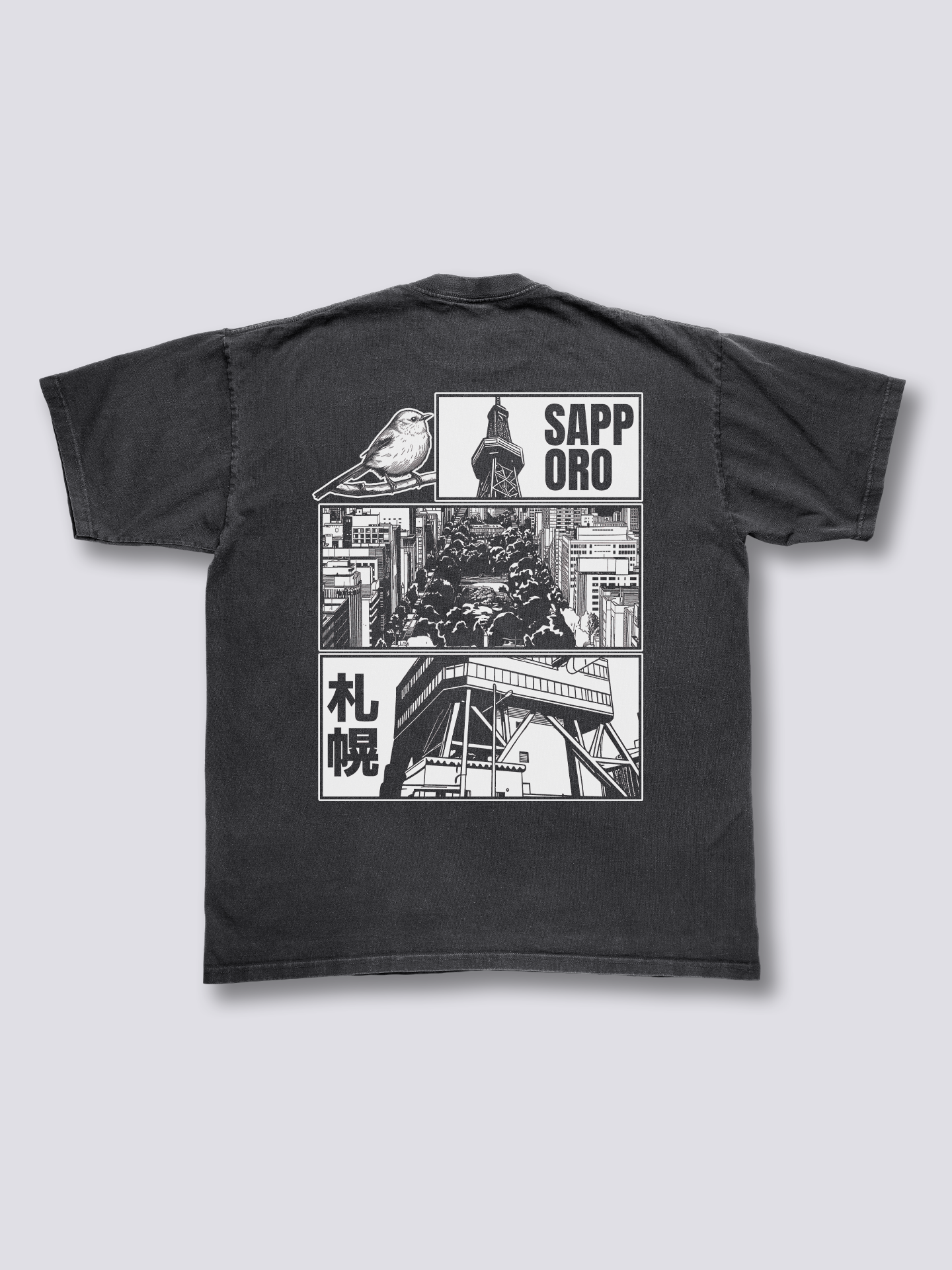 Sapporo Sights Vintage T-Shirt