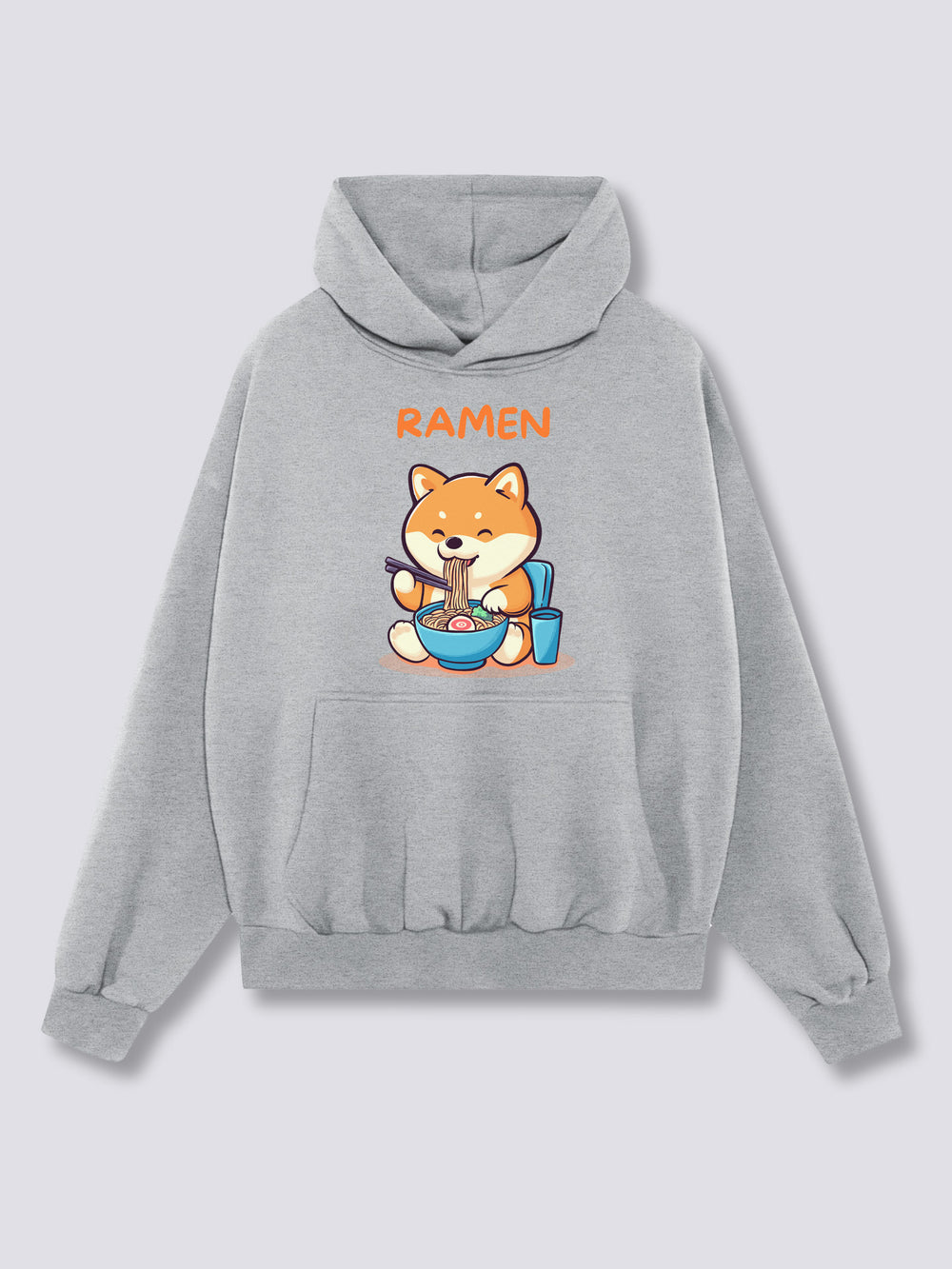Front Print - Shiba Ramen Hoodie