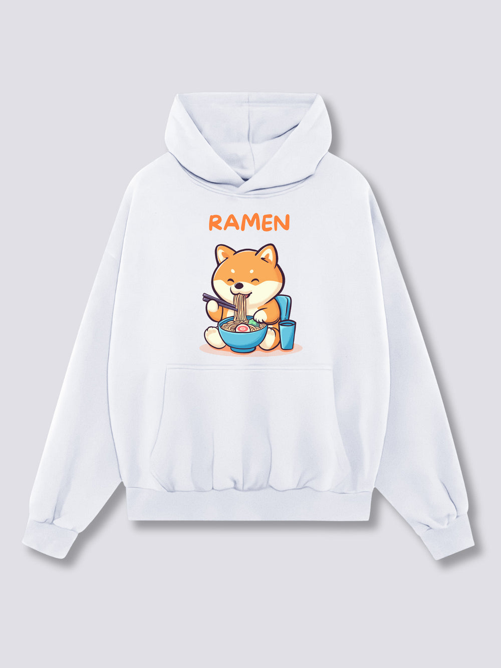 Front Print - Shiba Ramen Hoodie