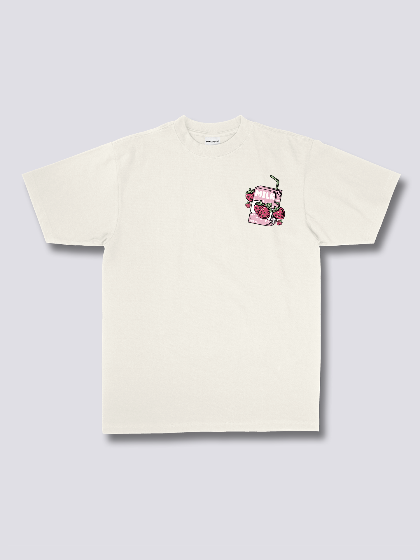 Strawberry Milk Back T-Shirt