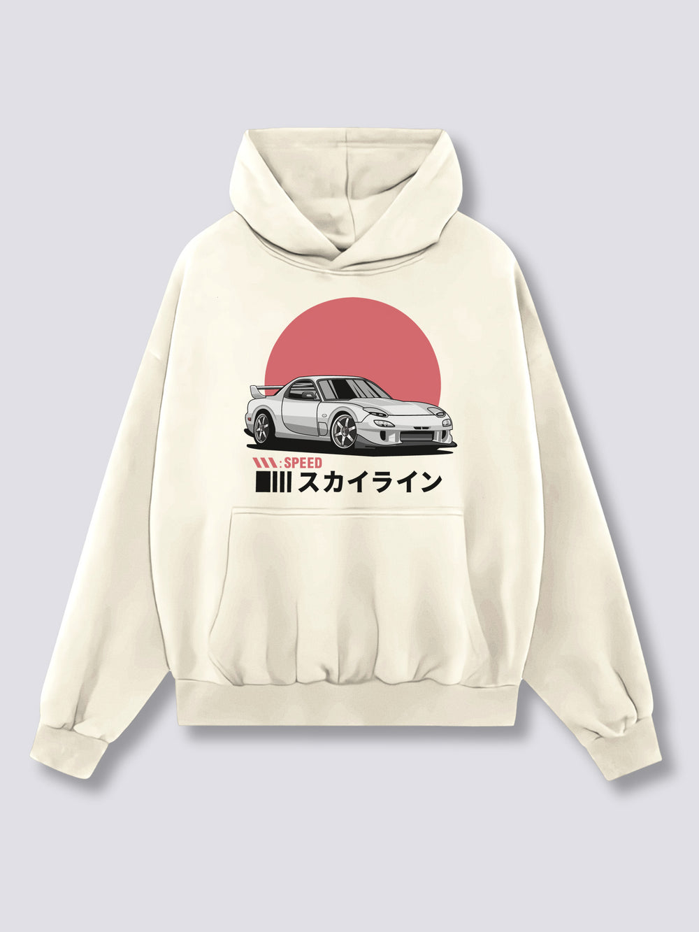 Front Print - Sunrise Drive Hoodie