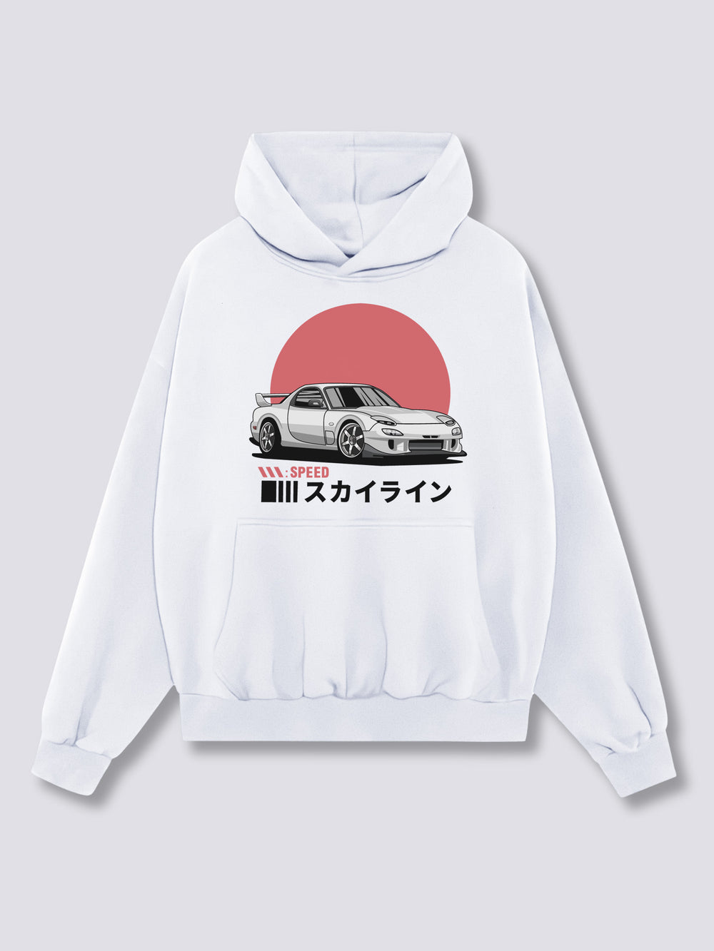 Front Print - Sunrise Drive Hoodie