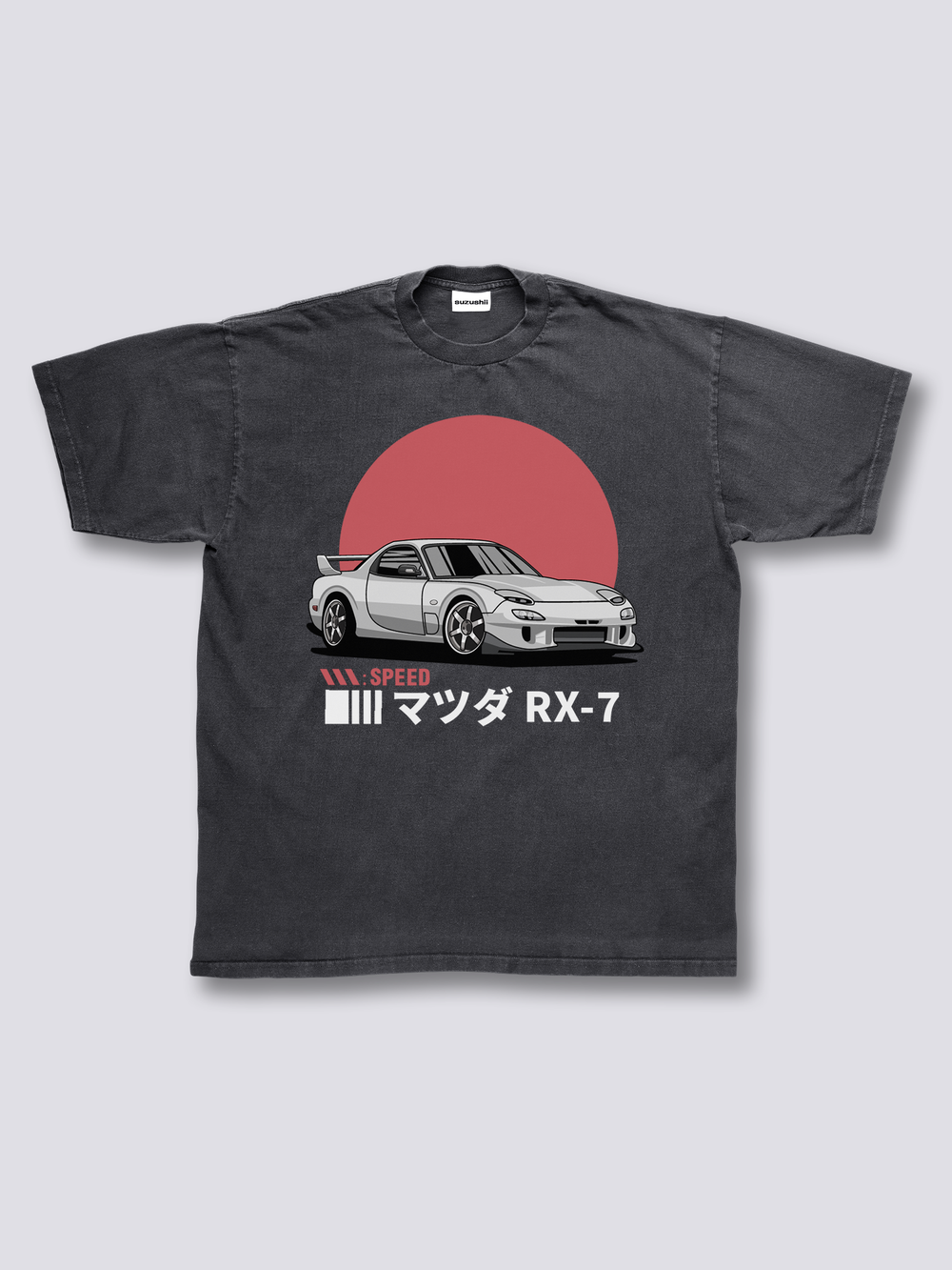 Front Print - Sunrise Drive Vintage T-Shirt
