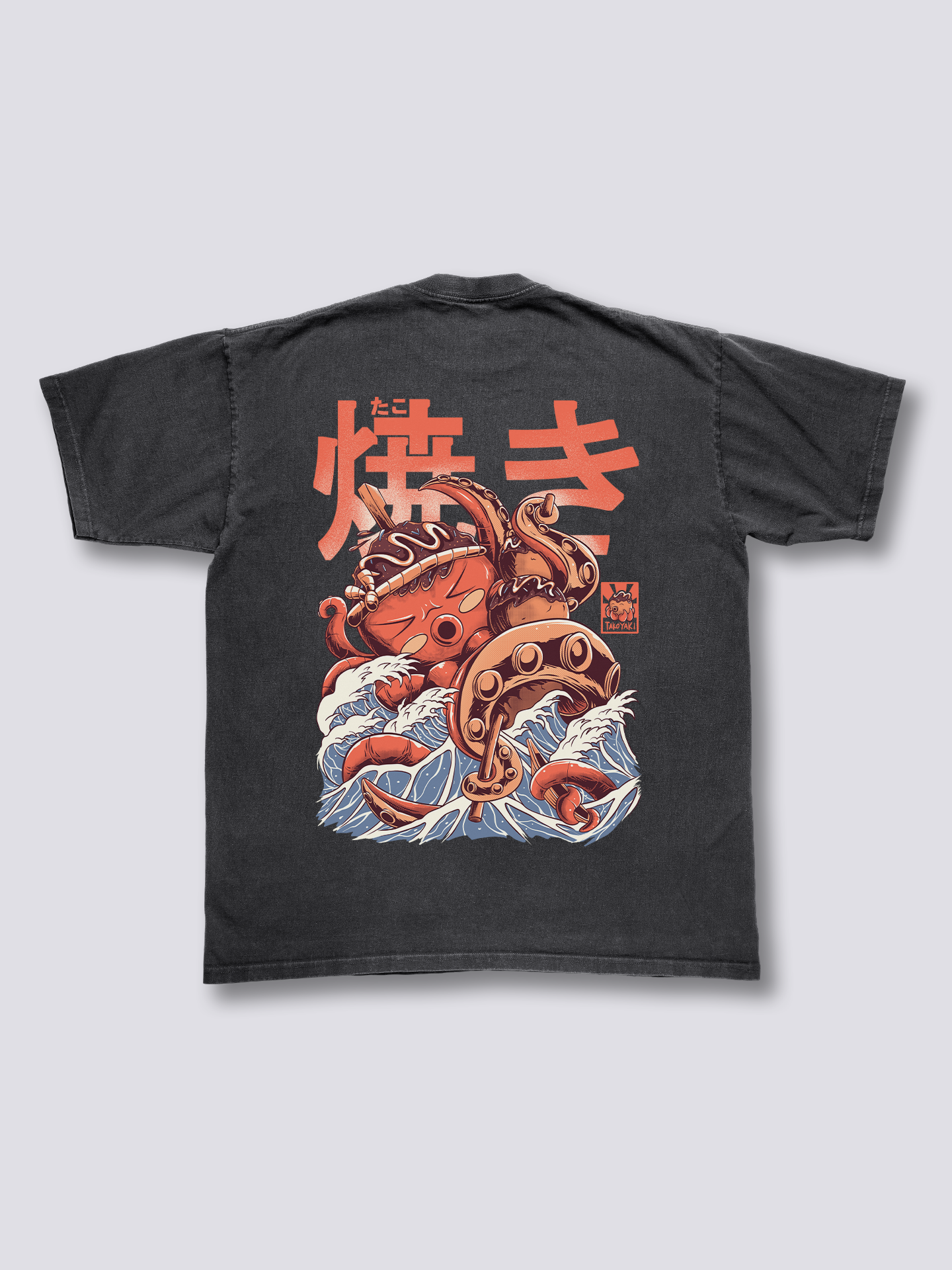 Takoyaki Monster Vintage T-Shirt