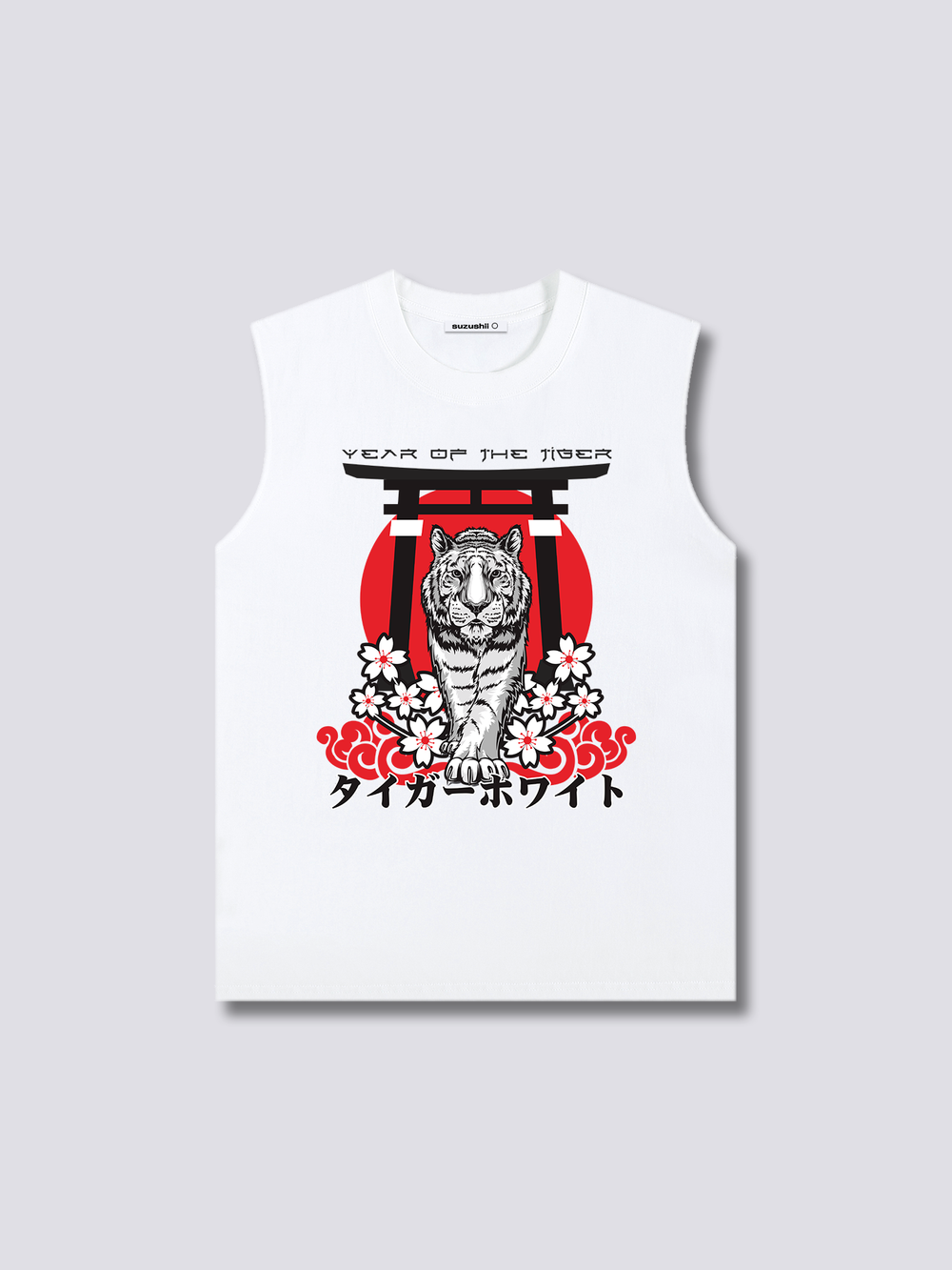 Front Print - Tiger Force Tank Top