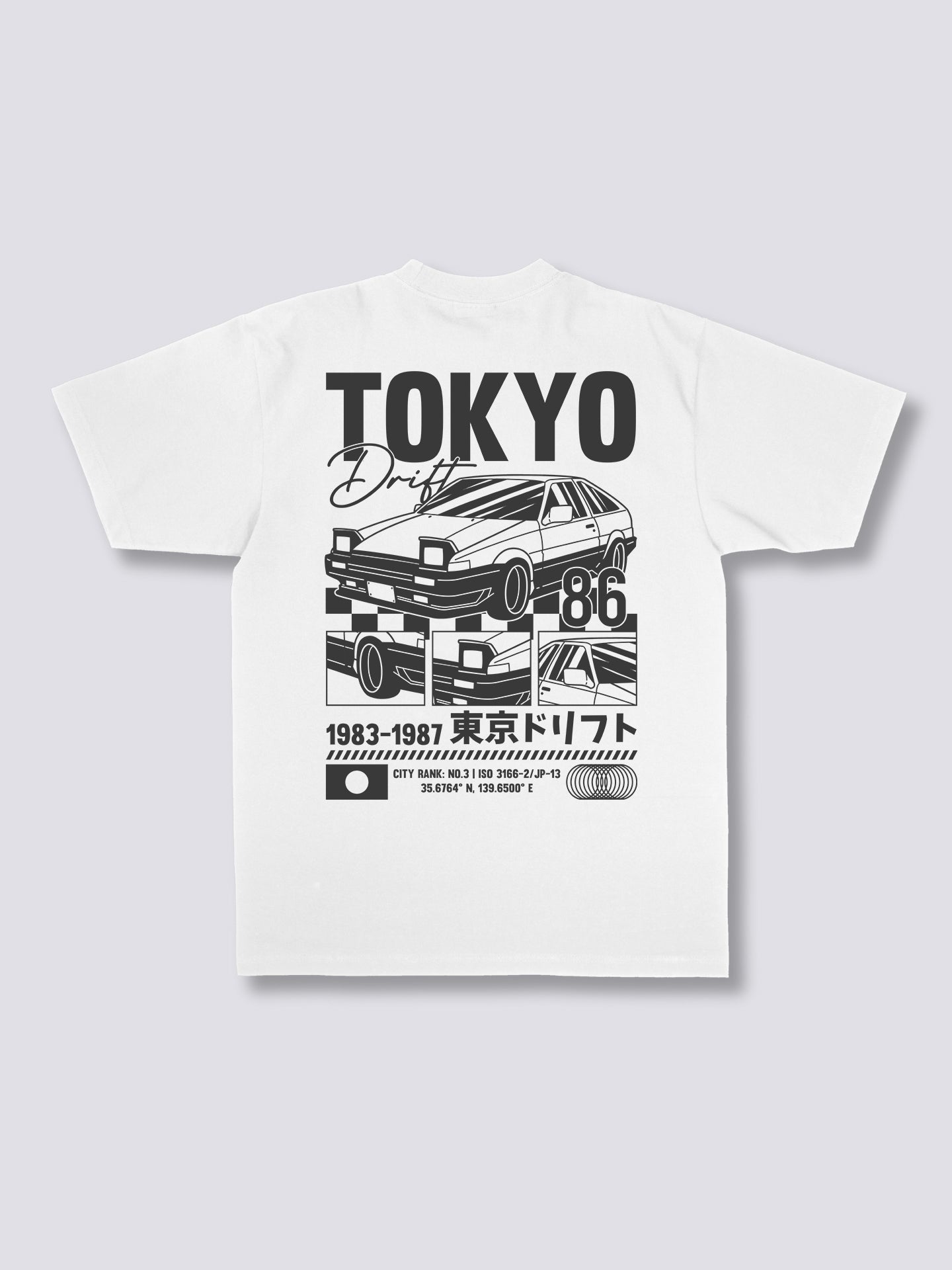 Tokyo Drift Back Front T-Shirt