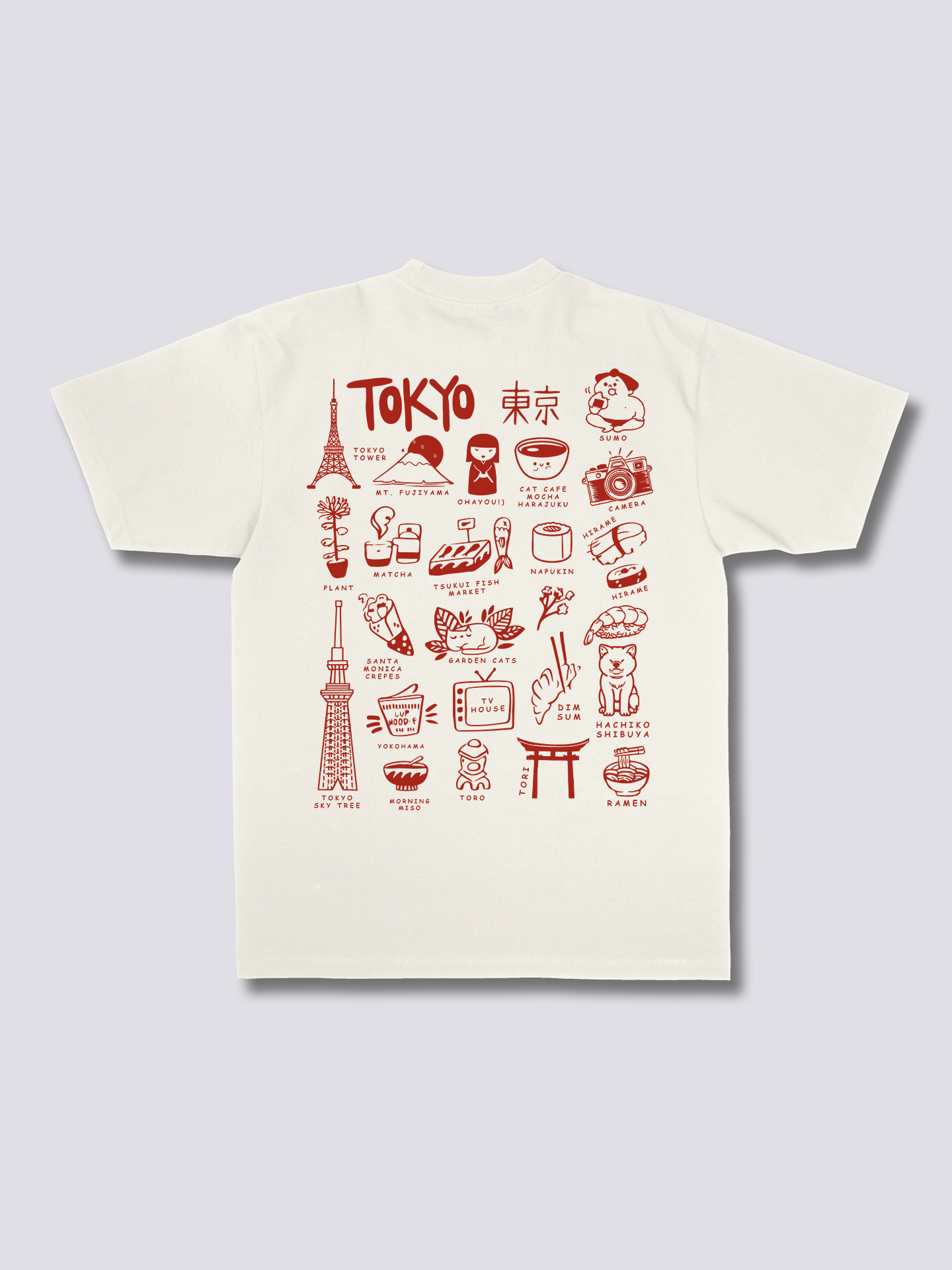 Tokyo Memory Board T-Shirt