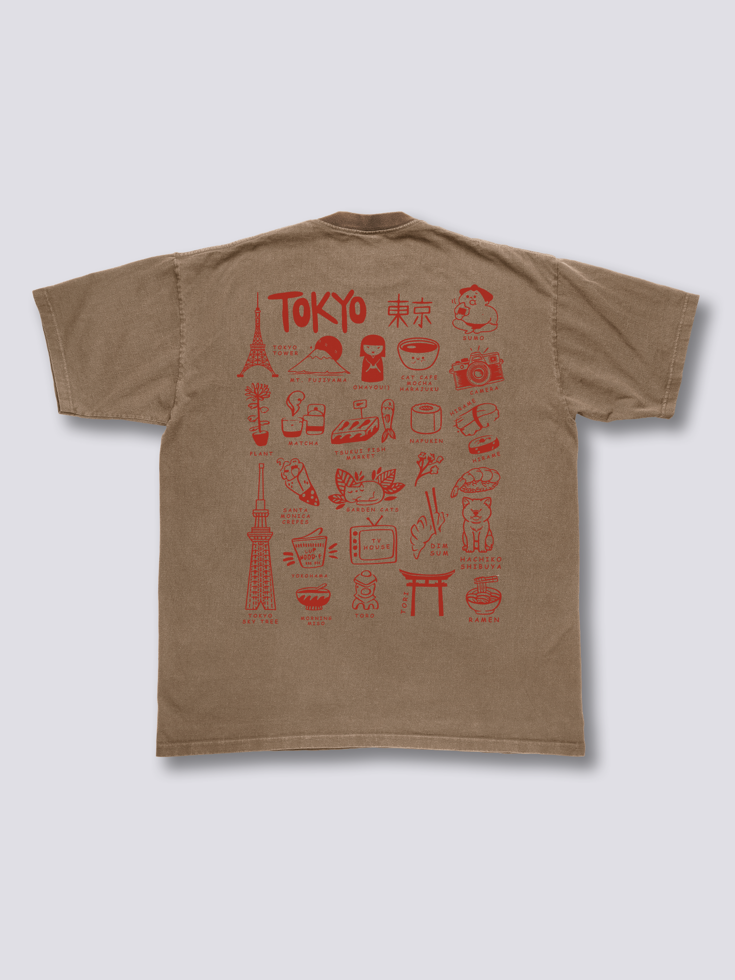Tokyo Memory Board Vintage T-Shirt