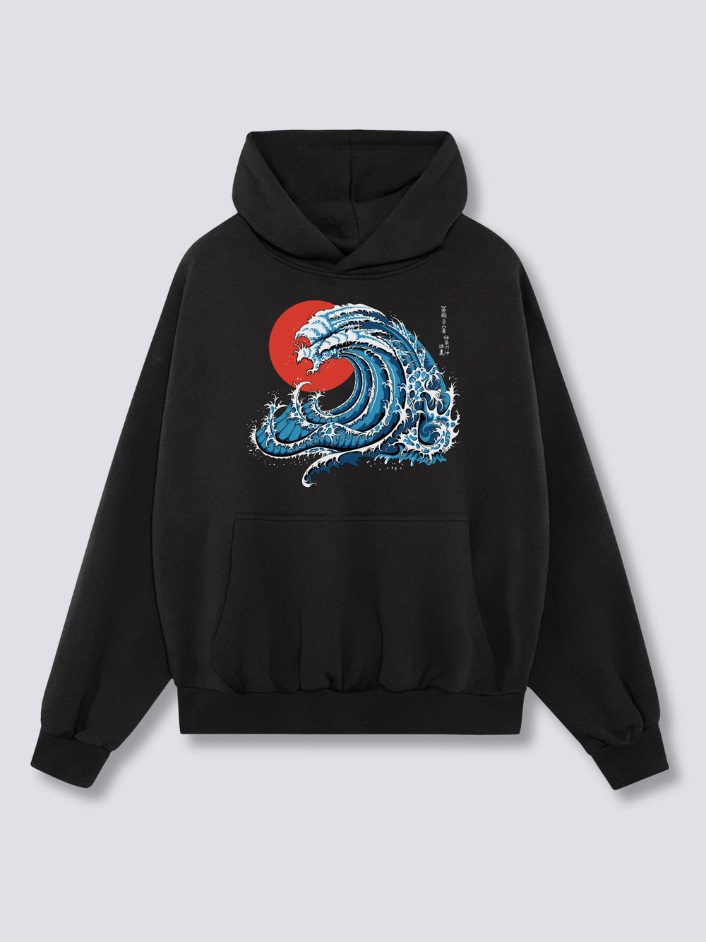 Front Print - Wavy Phoenix Hoodie