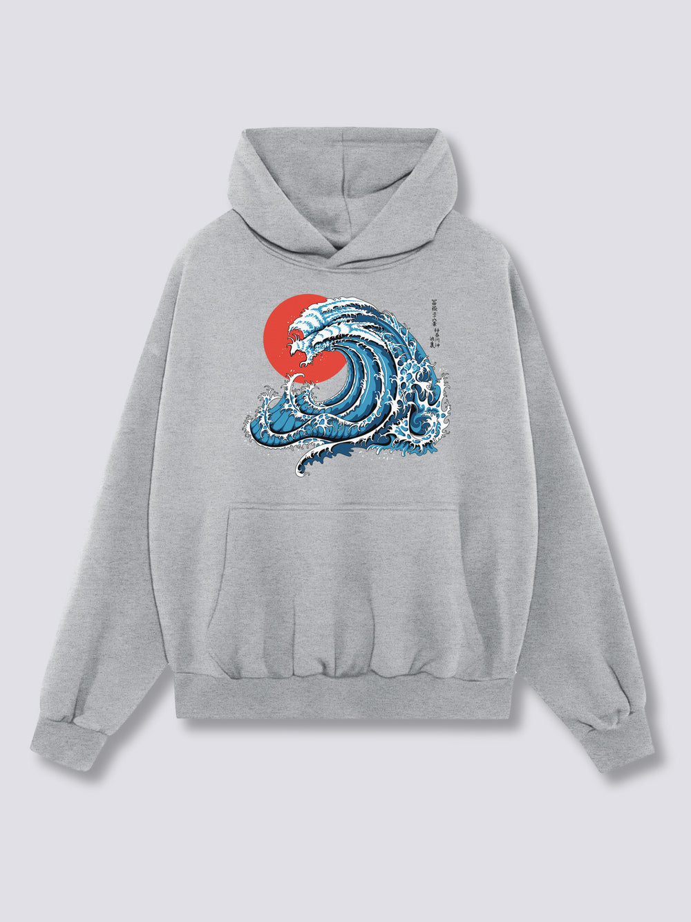 Front Print - Wavy Phoenix Hoodie