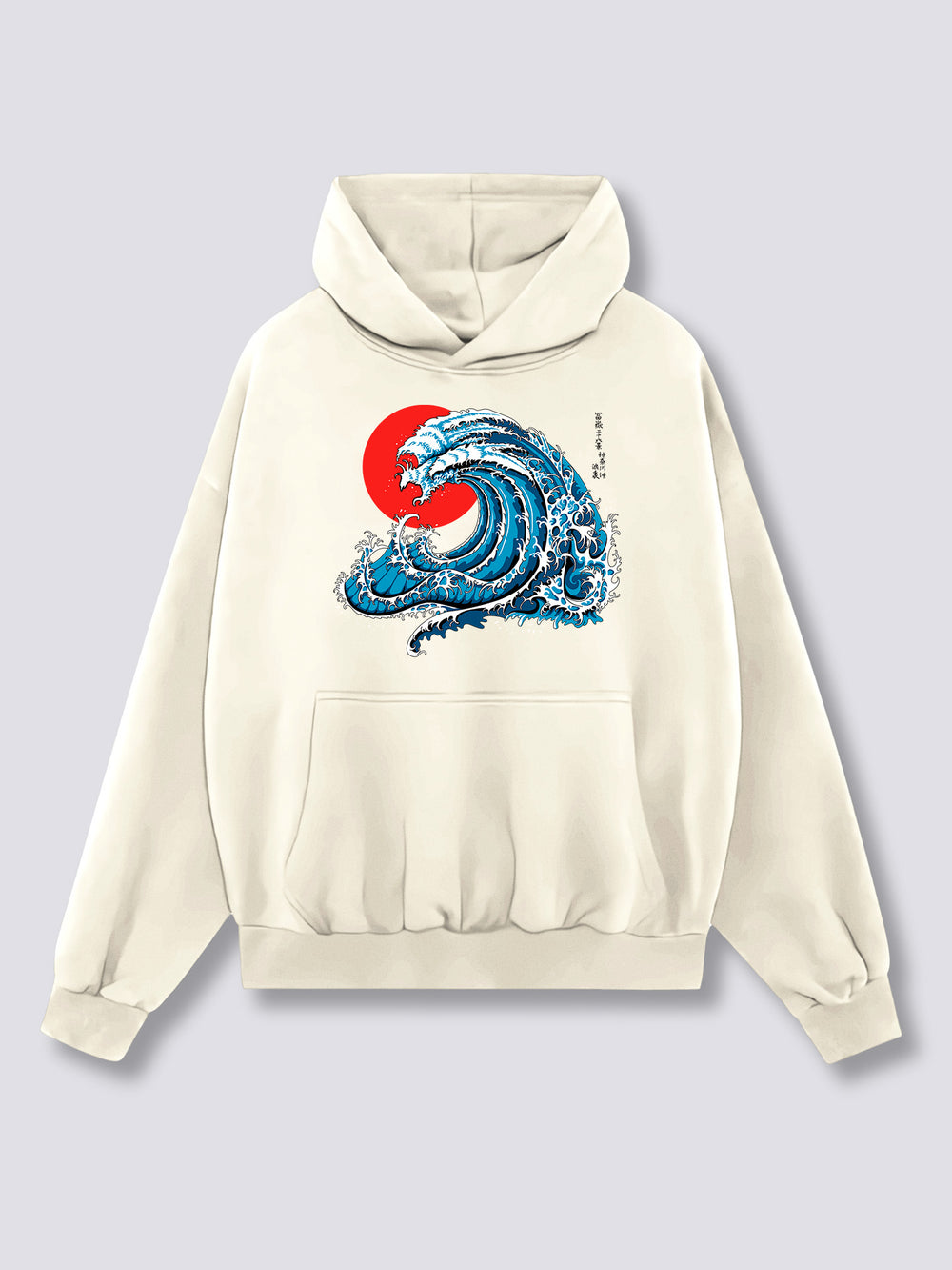 Front Print - Wavy Phoenix Hoodie