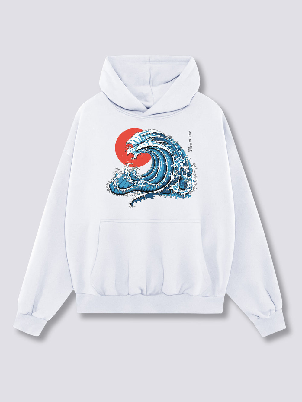 Front Print - Wavy Phoenix Hoodie