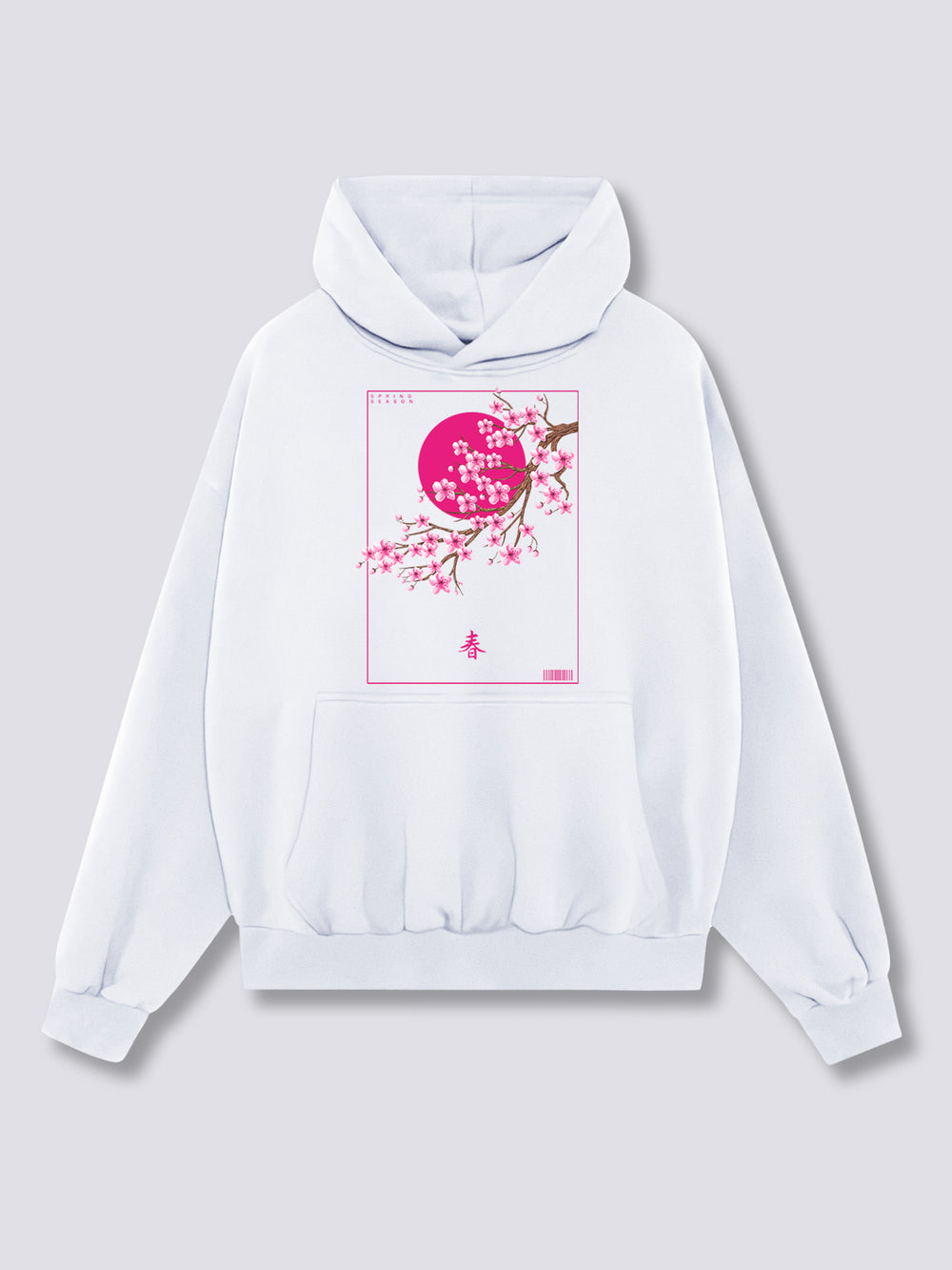 Front Print - Spring Blossom Hoodie