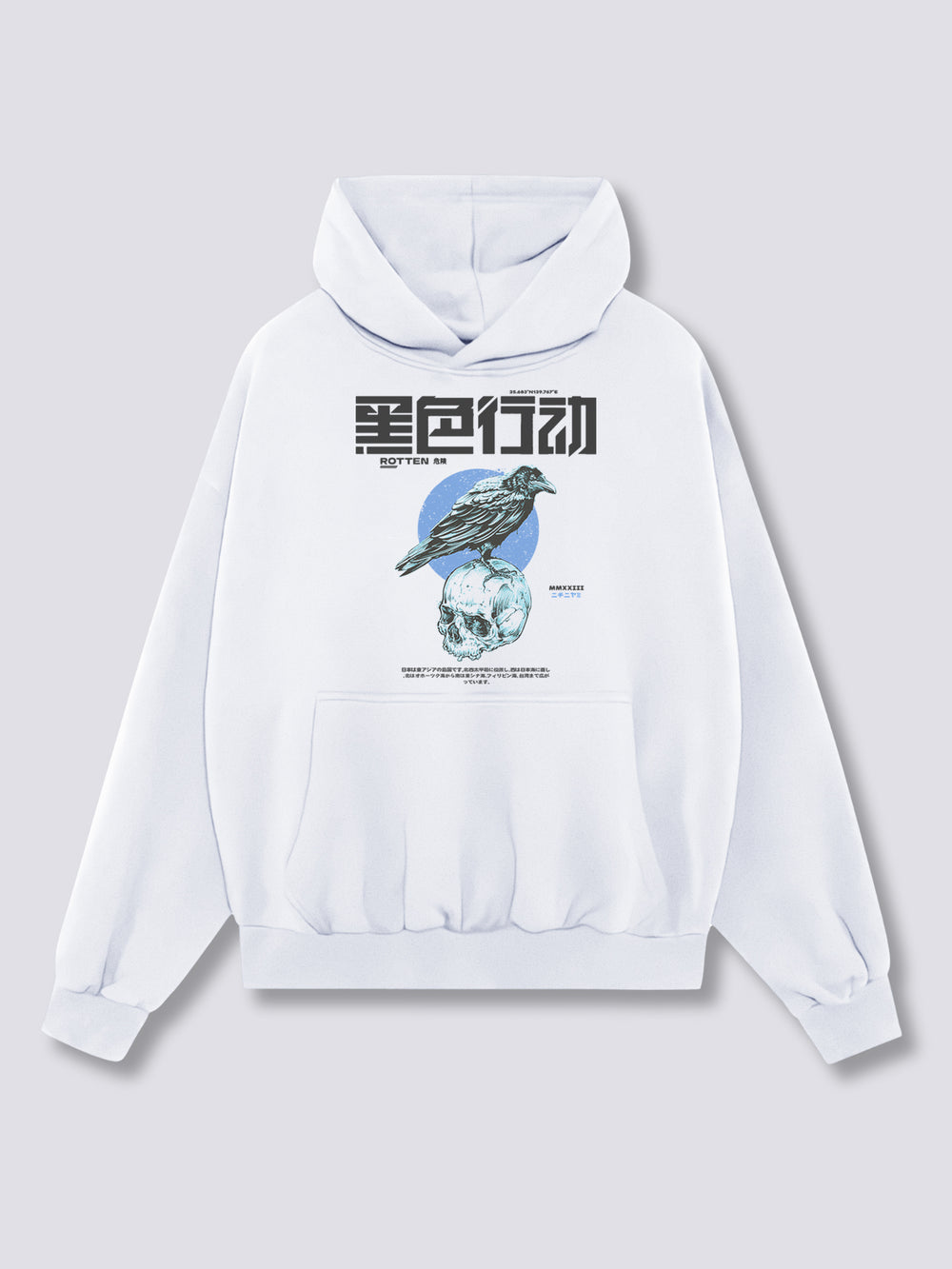 Front Print - Dark Crow Hoodie