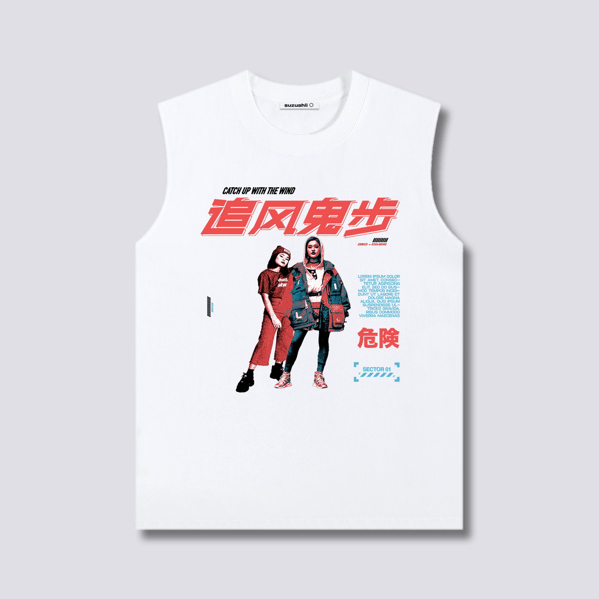 Front Print - Wind Tank Top