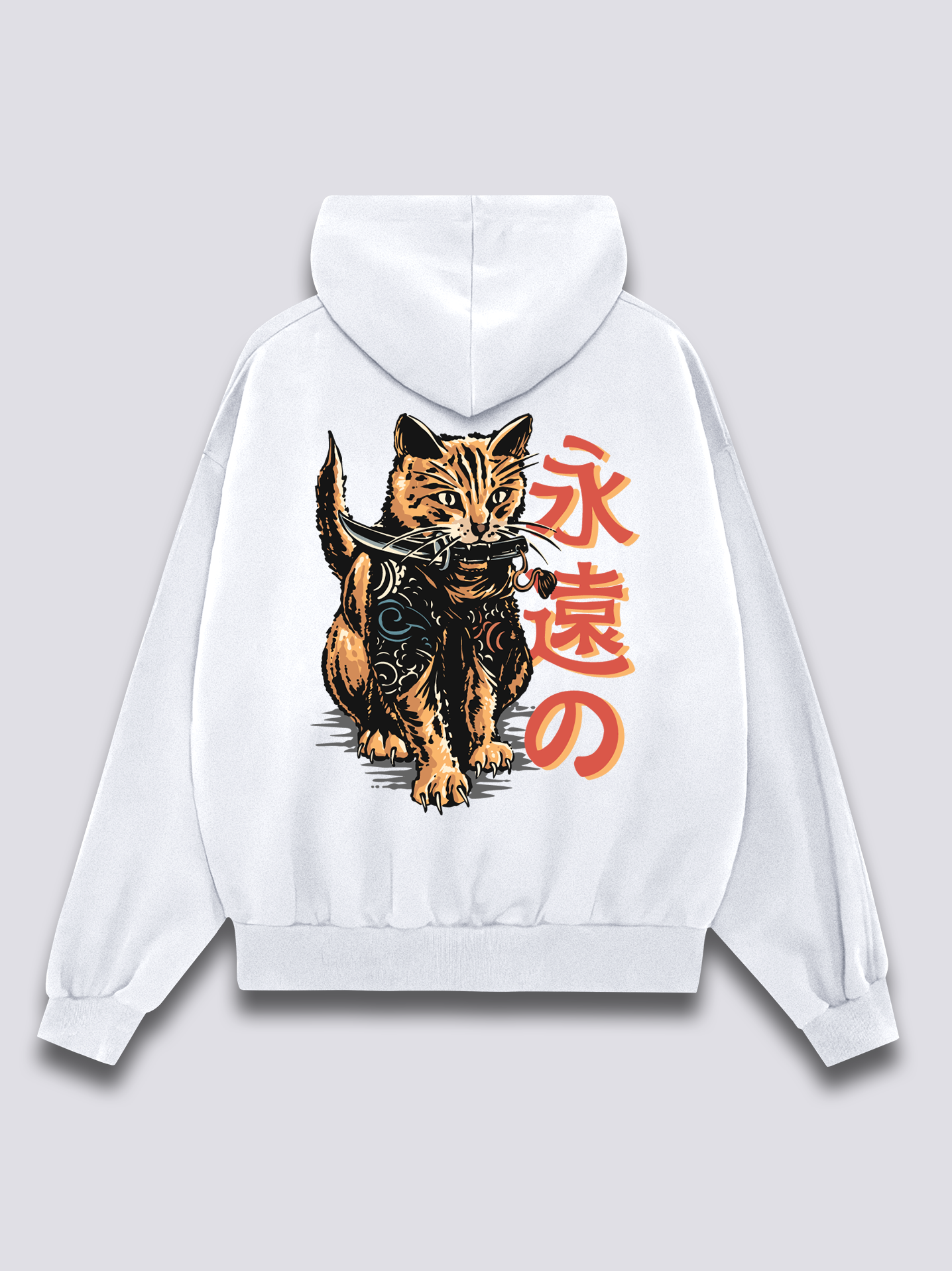 Yakuza Cat Hoodie