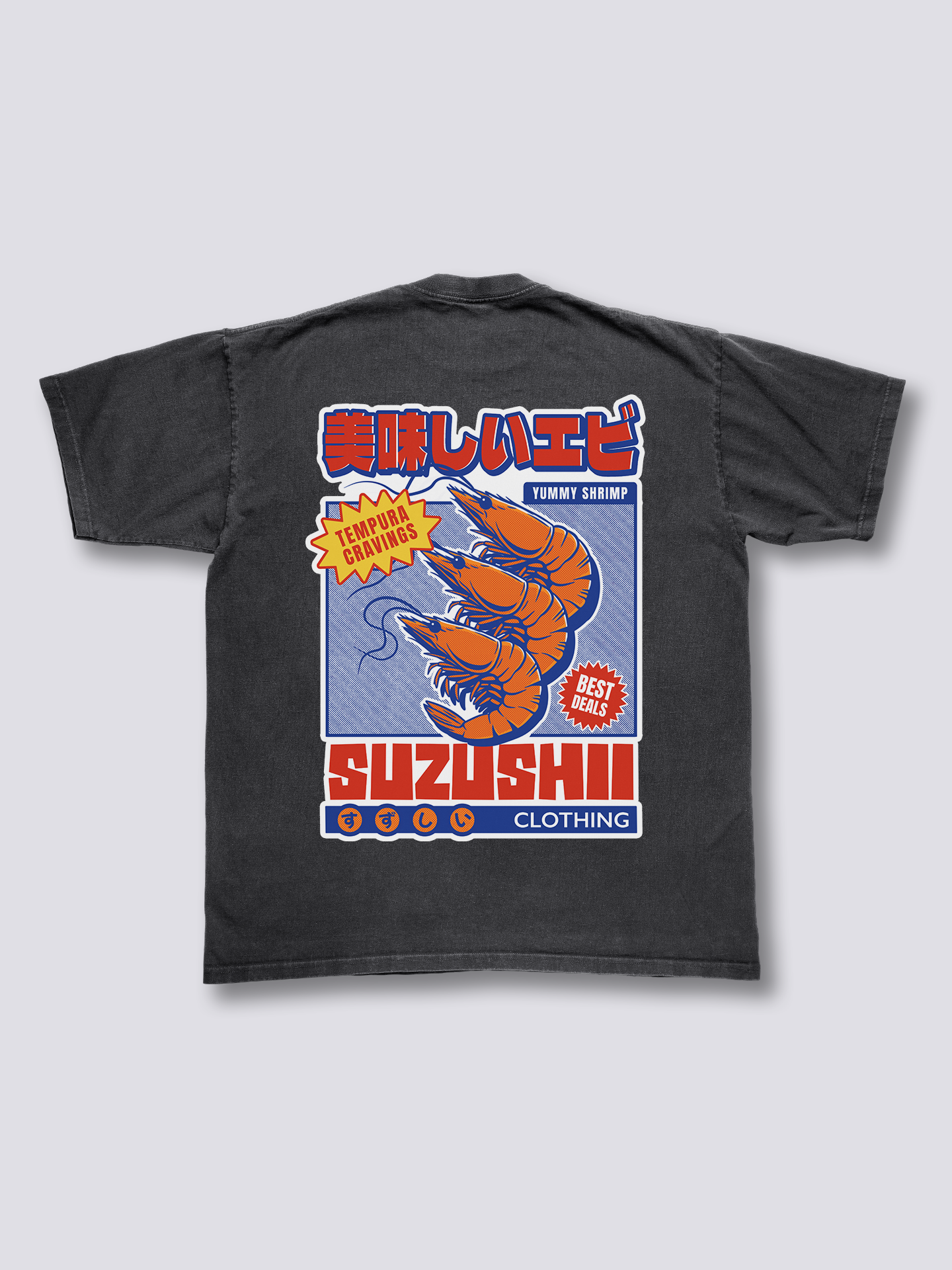Yummy Shrimp Vintage T-Shirt